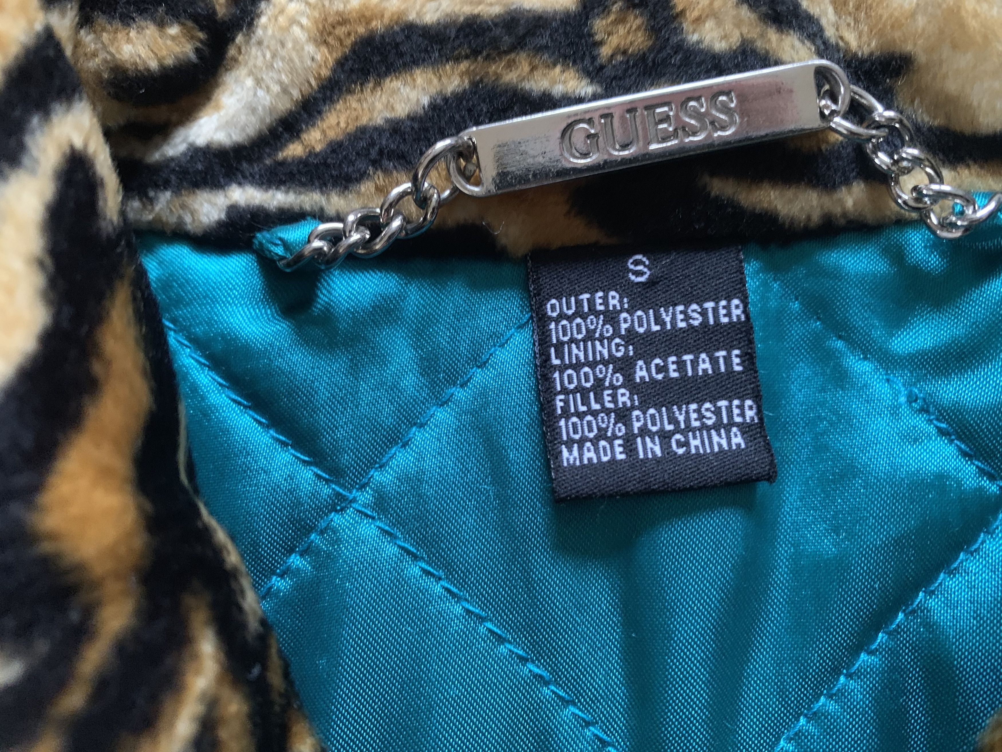 Guess Guess Tiger Print Faux Fur Coat Size S / US 4 / IT 40 - 9 Thumbnail