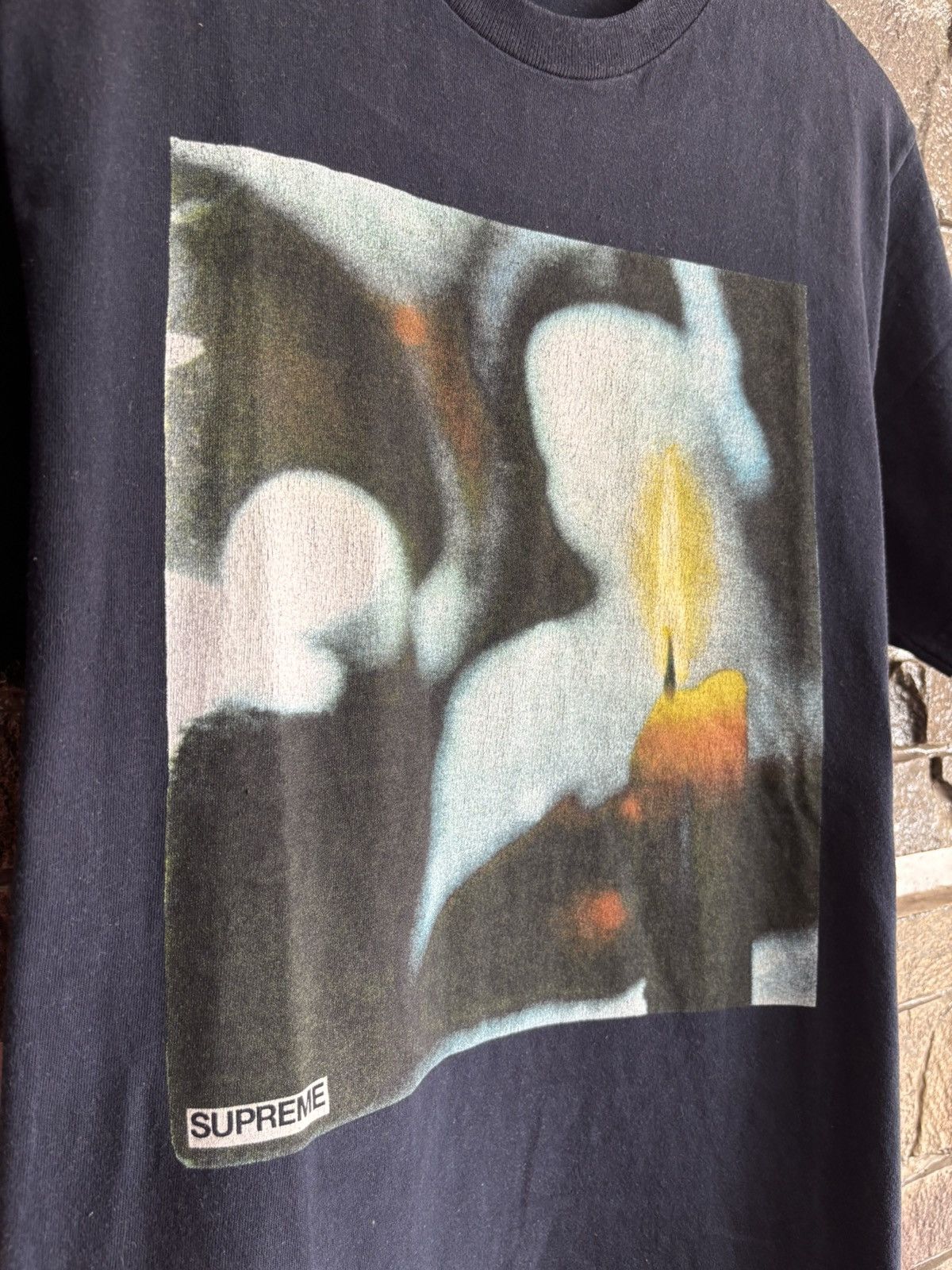 Supreme Supreme Candle Distressed Tee FW17 Size US S / EU 44-46 / 1 - 3 Thumbnail