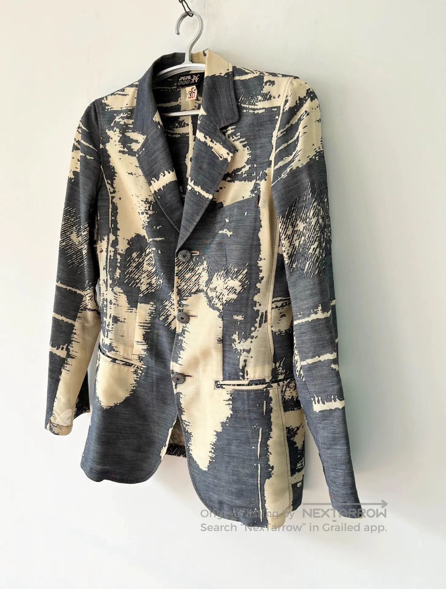 Jean Paul Gaultier Jean Paul Gaultier 90s Archive Printed Blazer. Size US XXS / EU 40 - 4 Thumbnail