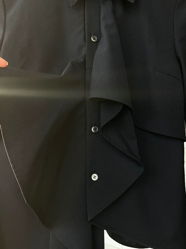Comme des Garcons Comme Des Garcons Irregular drape shirt 2503-Nextarrow Size S / US 4 / IT 40 - 2 Thumbnail