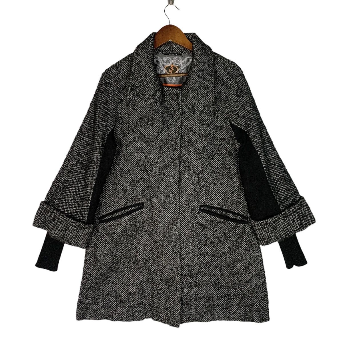 Vintage Beatrice B Italian Designer Long Coat Size M