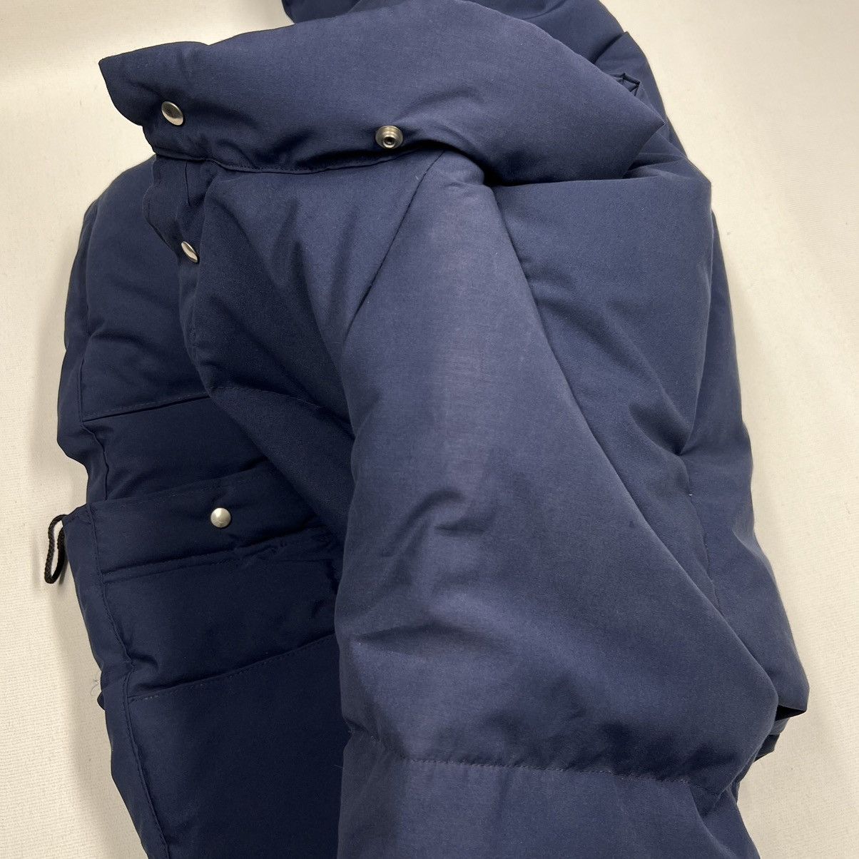 Vintage VTG 10X Down Jacket Blue Puffer Coat Zip Pocket Work Retro Size US XL / EU 56 / 4 - 20 Thumbnail