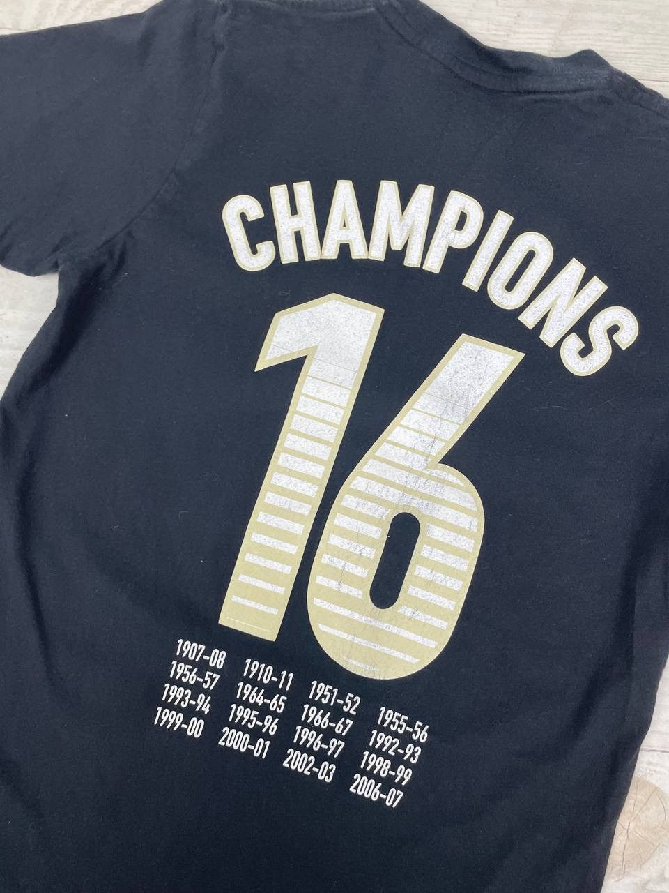 Nike Vintage Nike Manchester United 2006 2007 Champions T Shirt Size US S / EU 44-46 / 1 - 12 Thumbnail