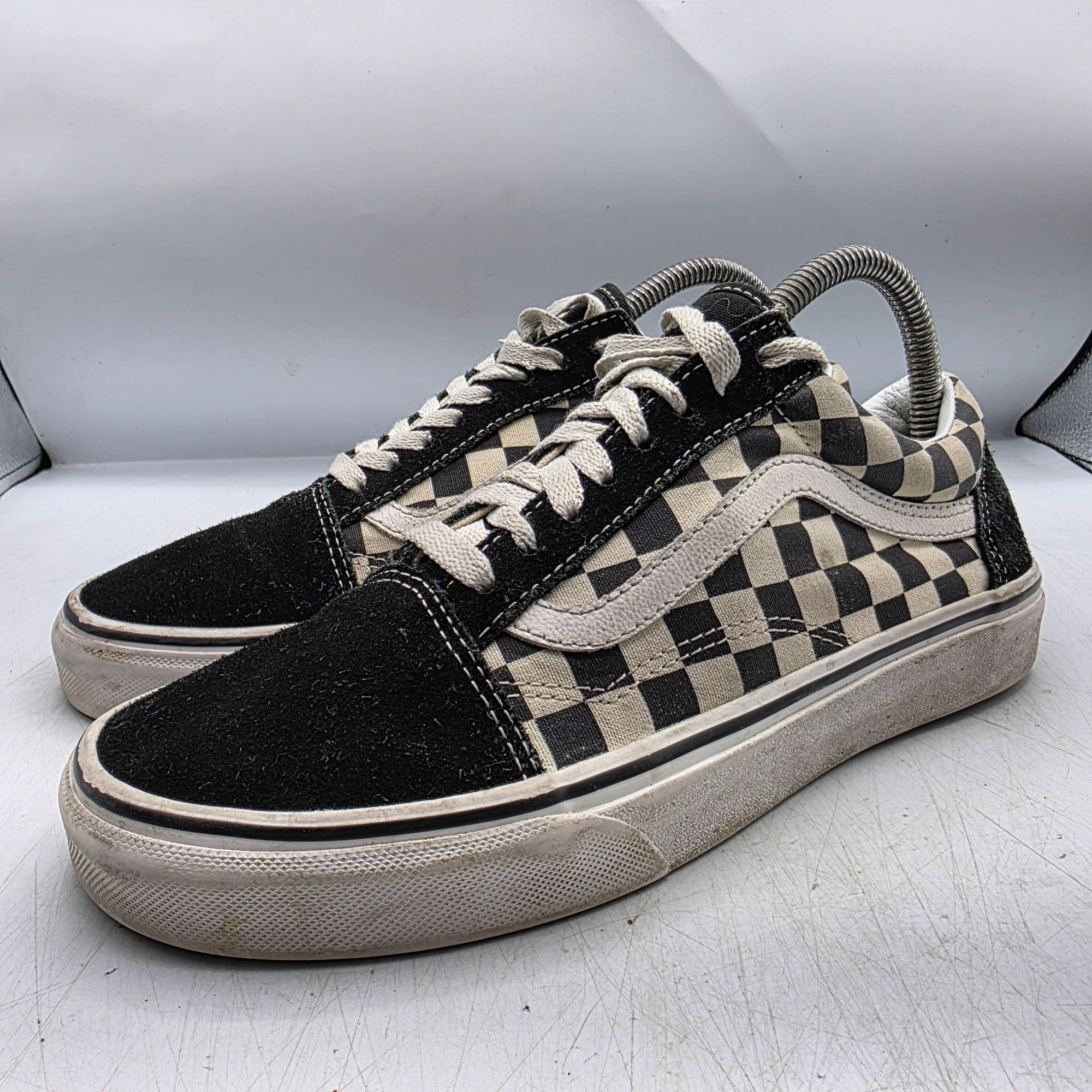 Vans Vans Old Skool Womens Size 9 Black White Checkered Sneaker S Size US 9 / IT 39 - 4 Thumbnail