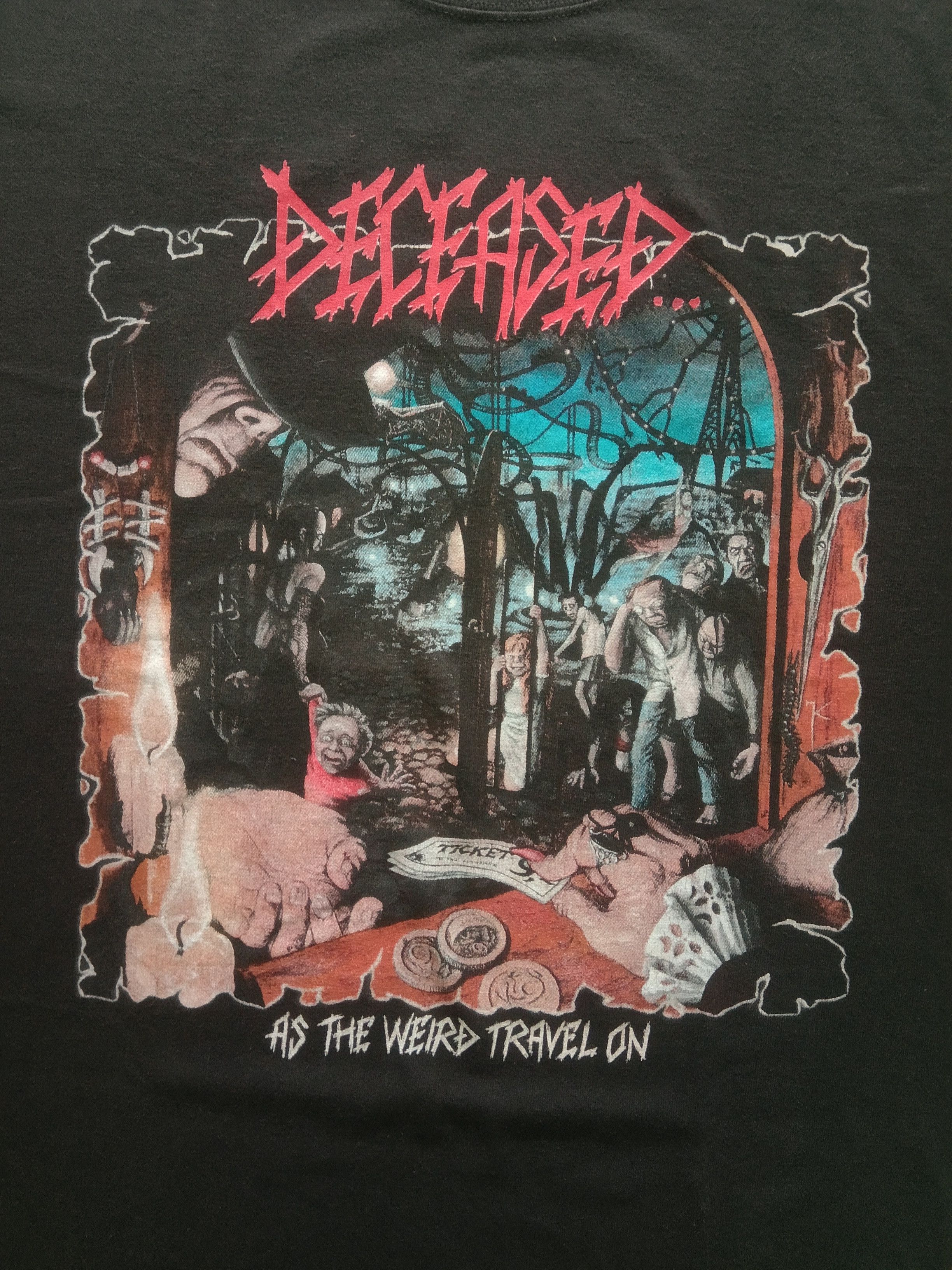Band Tees × Vintage DECEASED as the weird travel on Size US L / EU 52-54 / 3 - 2 Thumbnail