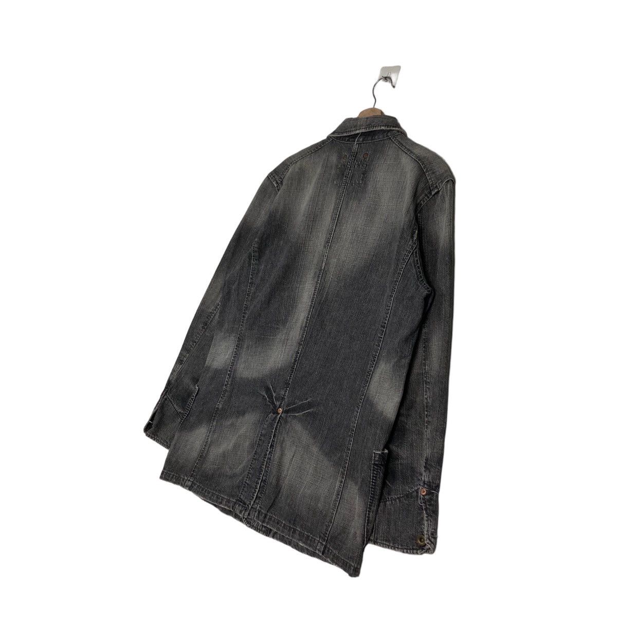 Japanese Brand Vintage Hickory Chore Jacket Levi’s Redloop Big Pocket Bike Size US L / EU 52-54 / 3 - 10 Thumbnail