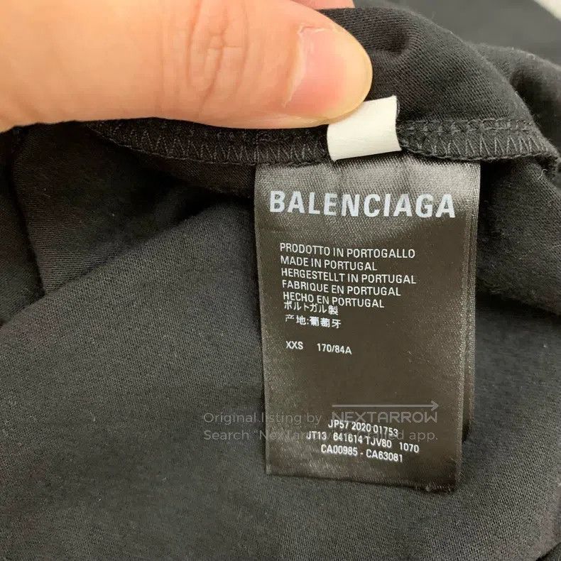 Balenciaga Balenciaga Black Pattern Printed Short Sleeve/XXS Size Size US XXS / EU 40 - 7 Thumbnail