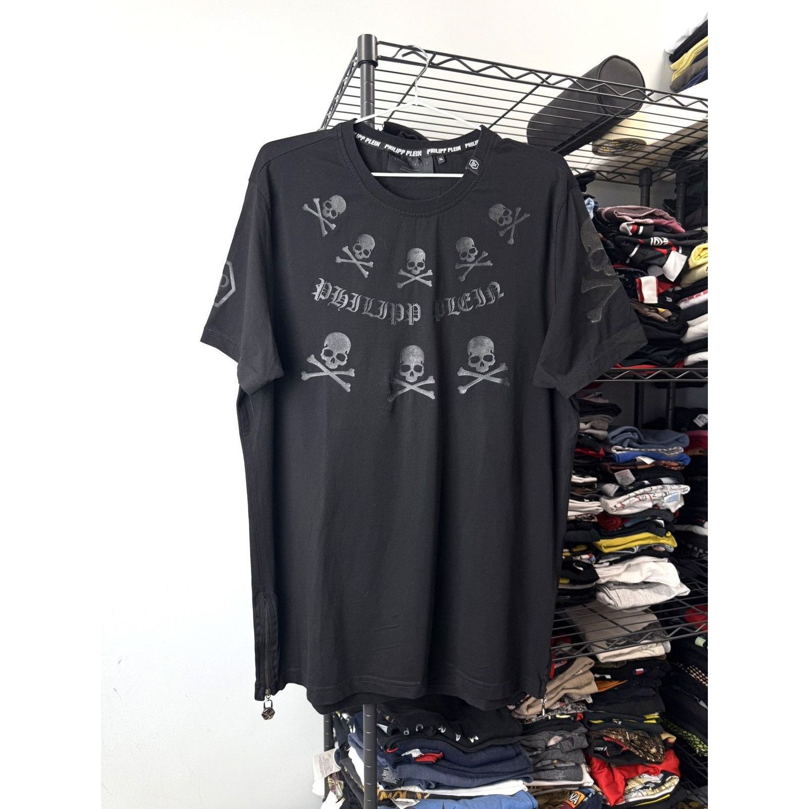 Philipp Plein Philipp Plein Scull T Shirt Luxury Bones Metal Size US XL / EU 56 / 4 - 1 Thumbnail