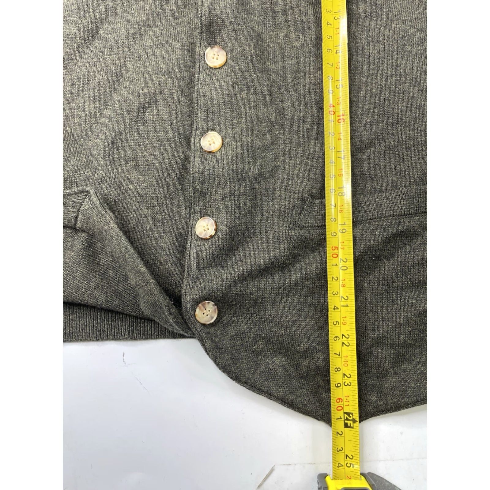 Suitsupply Suitsupply Cotton Cashmere Sweater Vest Green Buttons Men Size Large Size US L / EU 52-54 / 3 - 5 Thumbnail