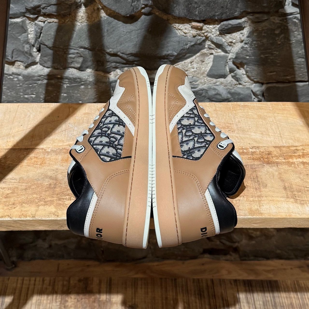 Dior Dior Light Brown Beige Oblique B27 Low-top Sneakers Size US 11 / EU 44 - 8 Thumbnail