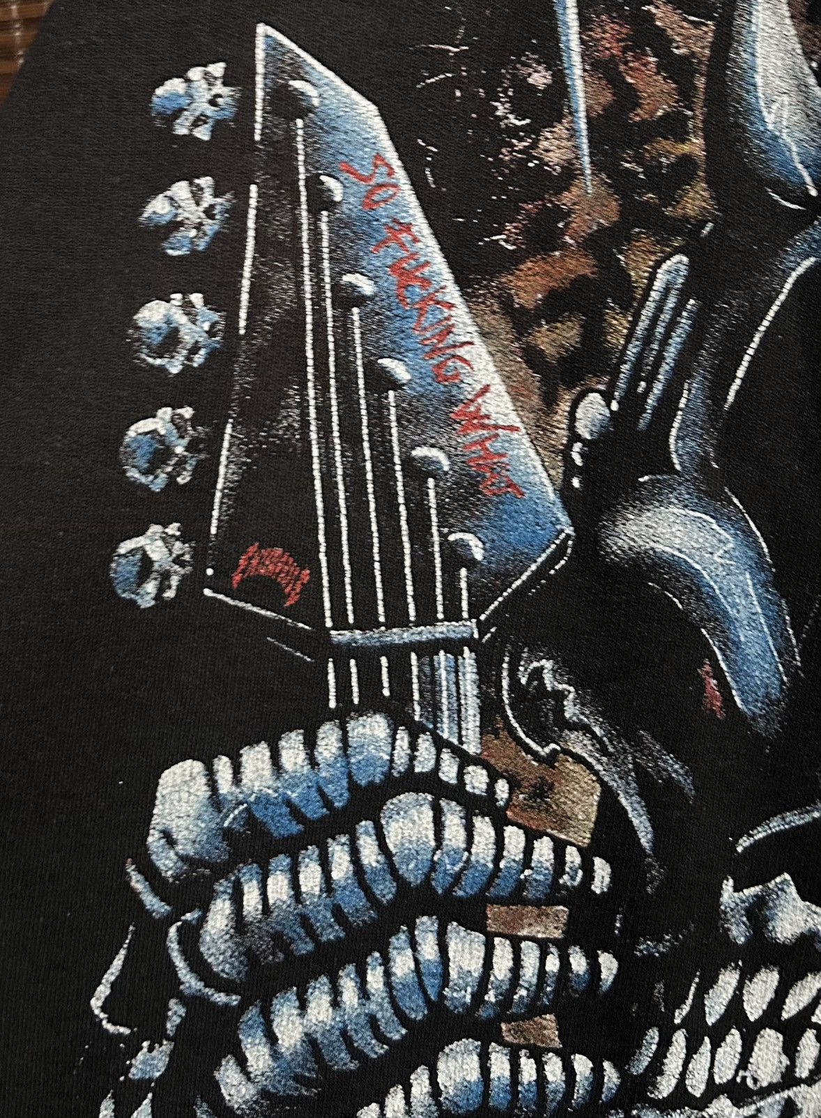 Band Tees × Metallica × Vintage Vintage 1995 Metallica “Live Sh*t” AOP Hoodie Empyre Size US M / EU 48-50 / 2 - 3 Thumbnail