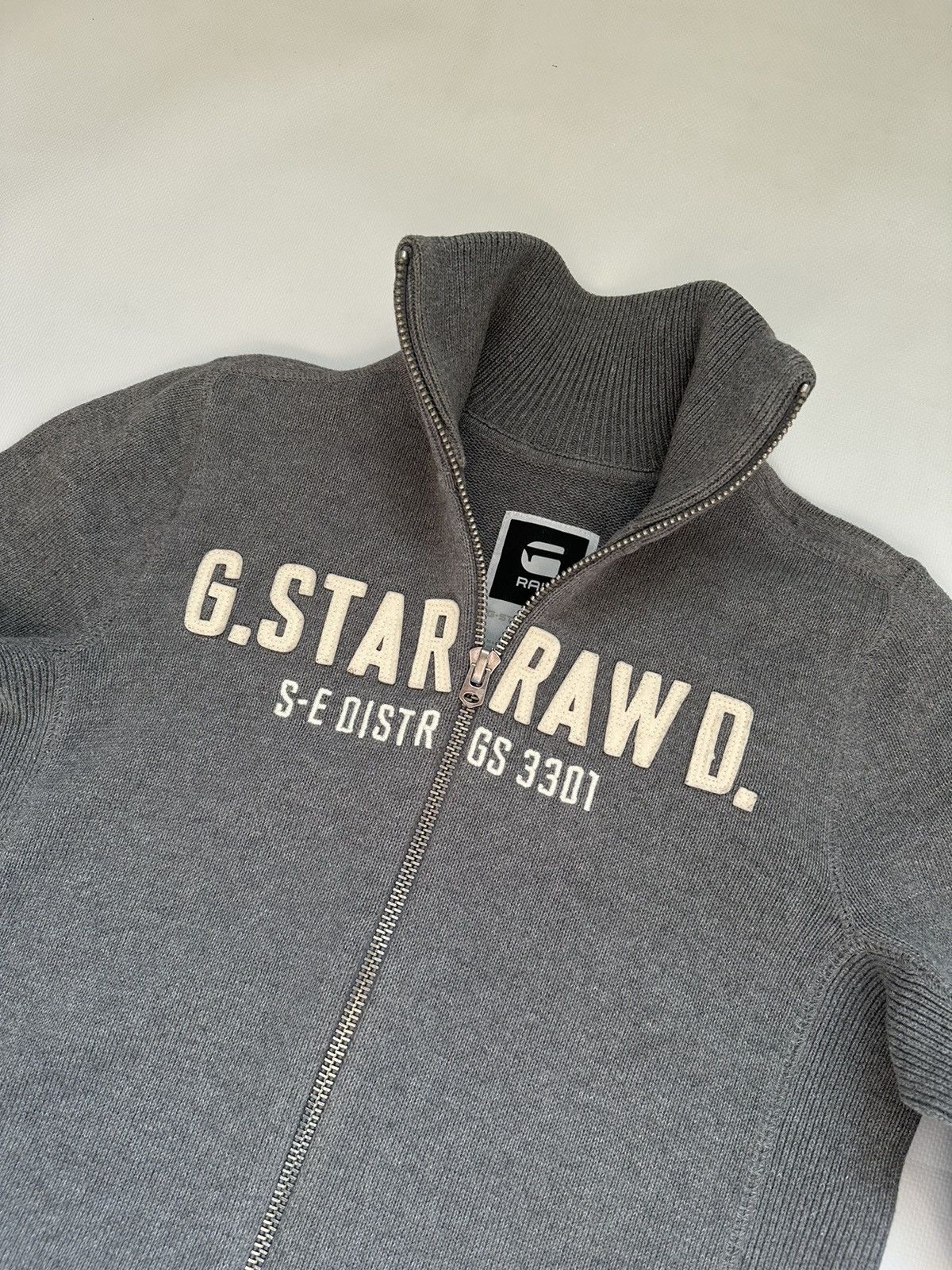 G-Star G-Star Raw knitted big logo vintage sweater Size US S / EU 44-46 / 1 - 7 Thumbnail