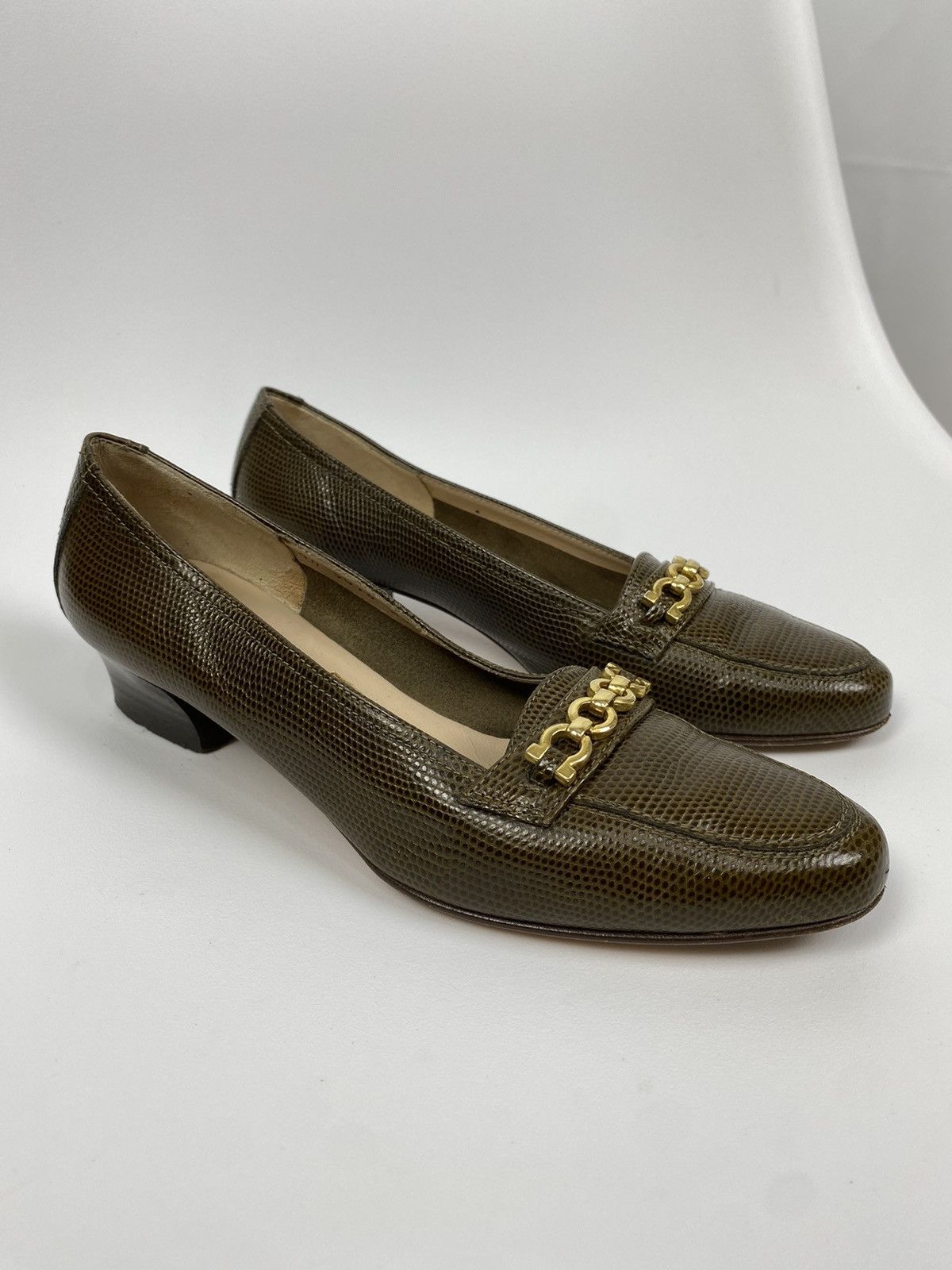 Salvatore Ferragamo × Vintage Vintage Salvatore Ferragamo Heels Size US 7 / IT 37 - 1 Thumbnail