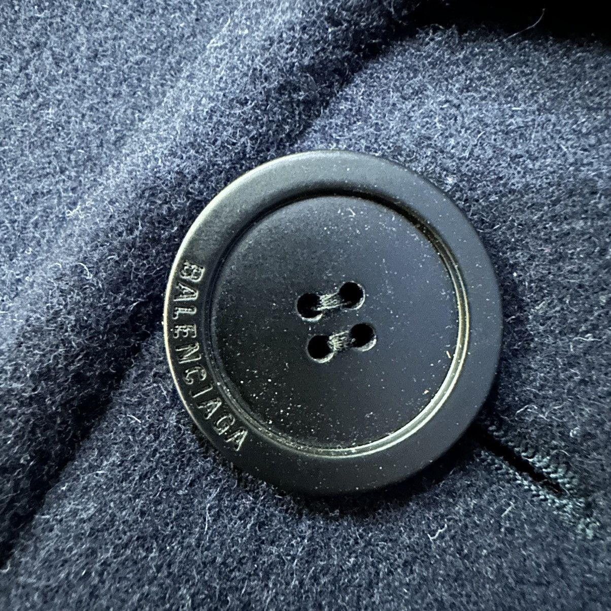 Balenciaga Balenciaga F/W 2019 Steriod shoulder Peacoat jacket Size US S / EU 44-46 / 1 - 4 Thumbnail