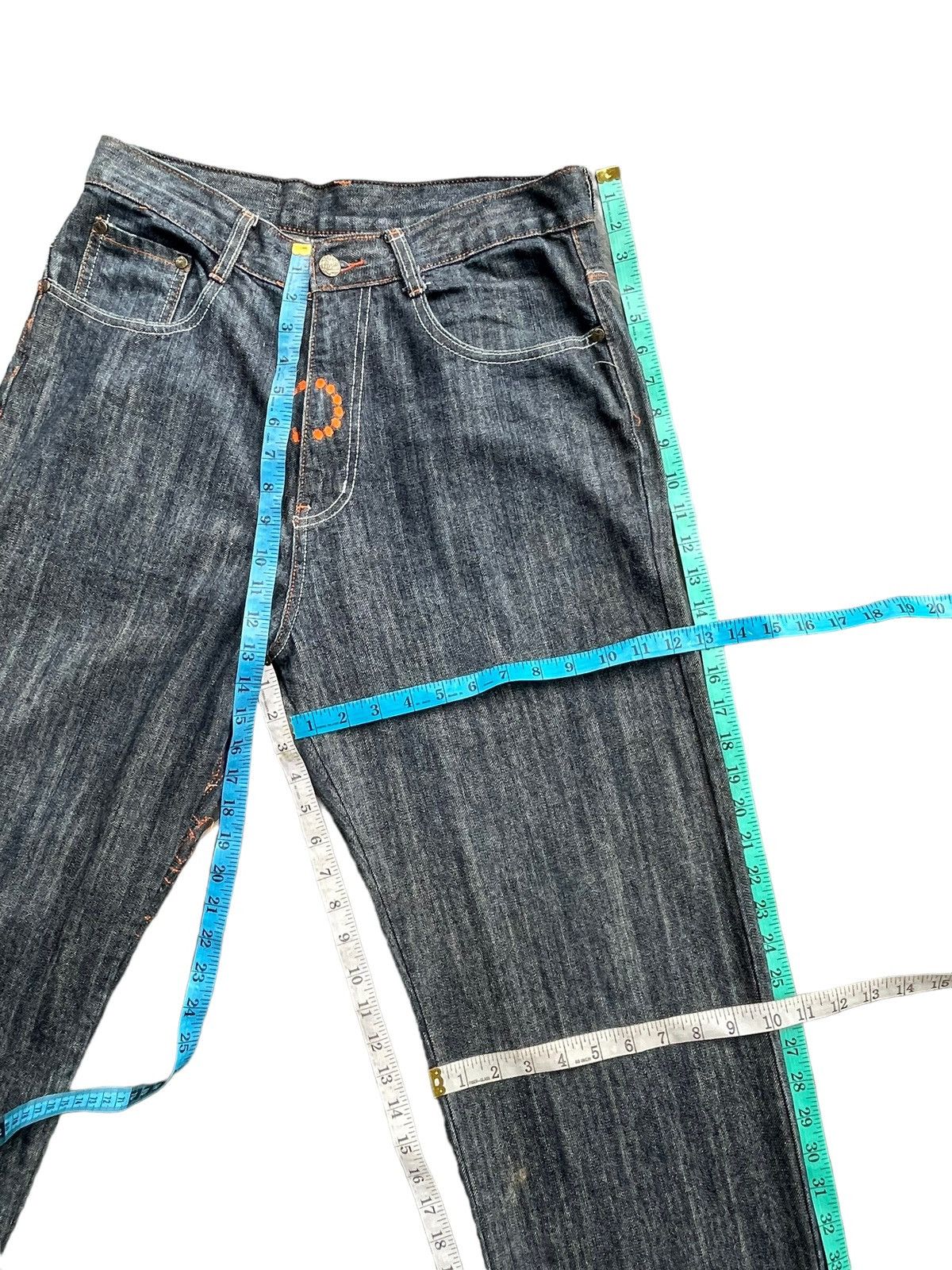Japanese Brand Parish Custom Denim Size US 33 - 23 Thumbnail