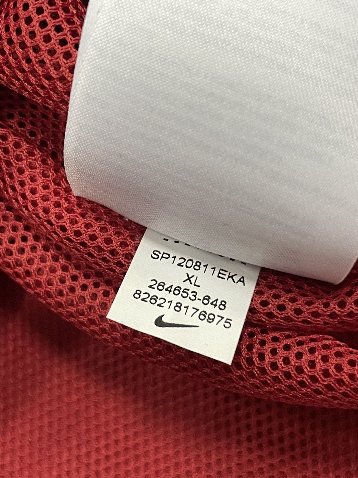 Nike Vintage Nike Nylon Drill Sweatshirt Small Swoosh Size US XL / EU 56 / 4 - 8 Thumbnail