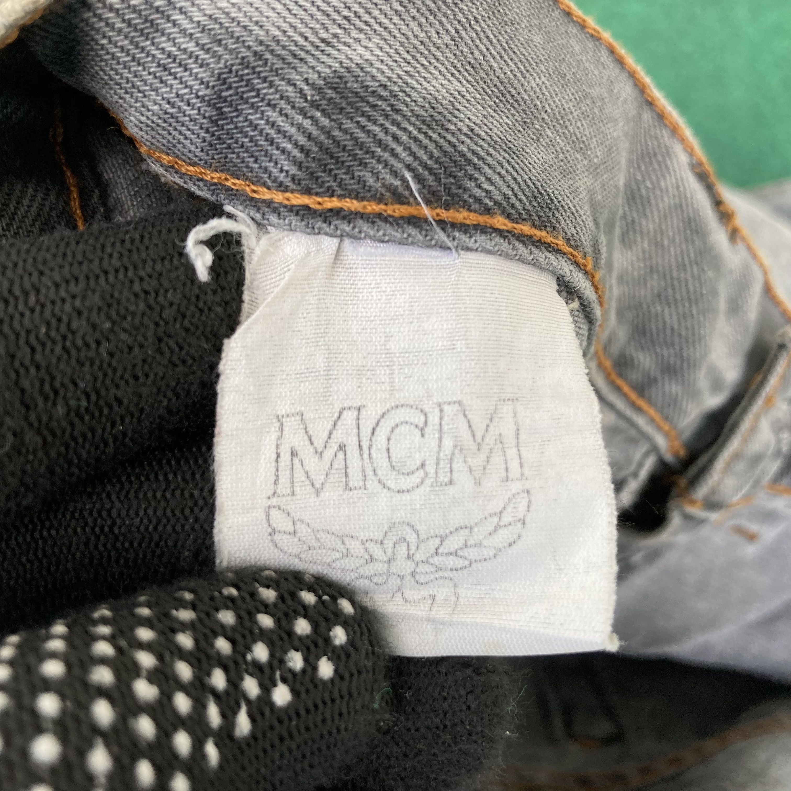 MCM × Vintage Vtg MCM Legere Monogram Jeans Size 29" - 7 Thumbnail