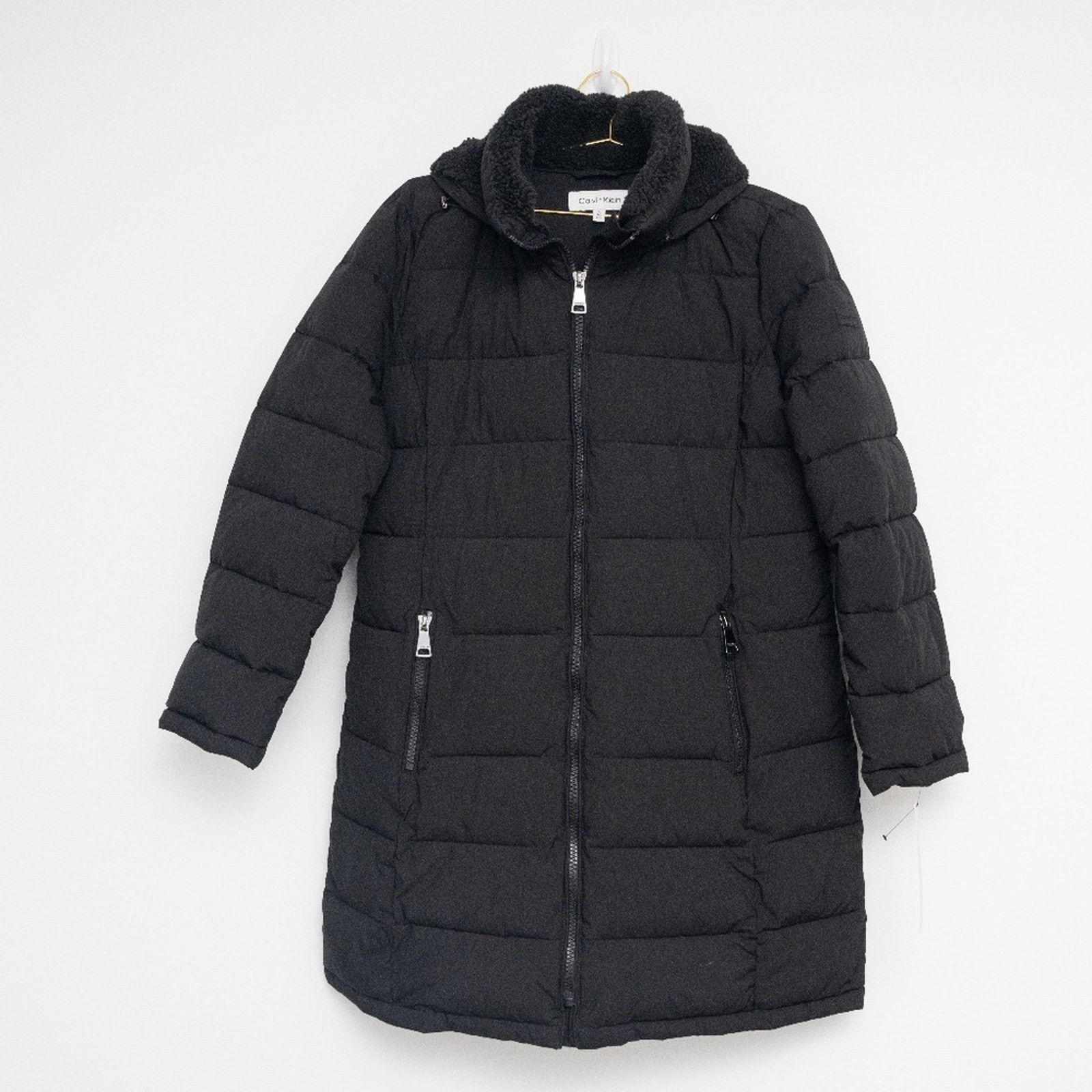 Calvin Klein Calvin Klein. Faux Sherpa Puffer Jacket. Size XL / US 12-14 / IT 48-50 - 1 Thumbnail