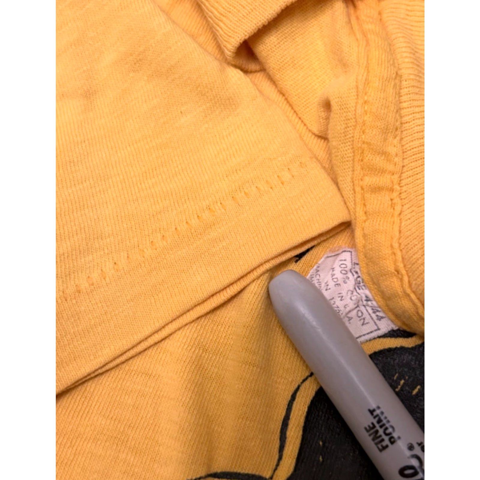 Vintage VINTAGE The Beatles Band Tee Come Together VTG Cut Crop Top Shirt L Yellow Mens Shirt Size US L / EU 52-54 / 3 - 2 Thumbnail