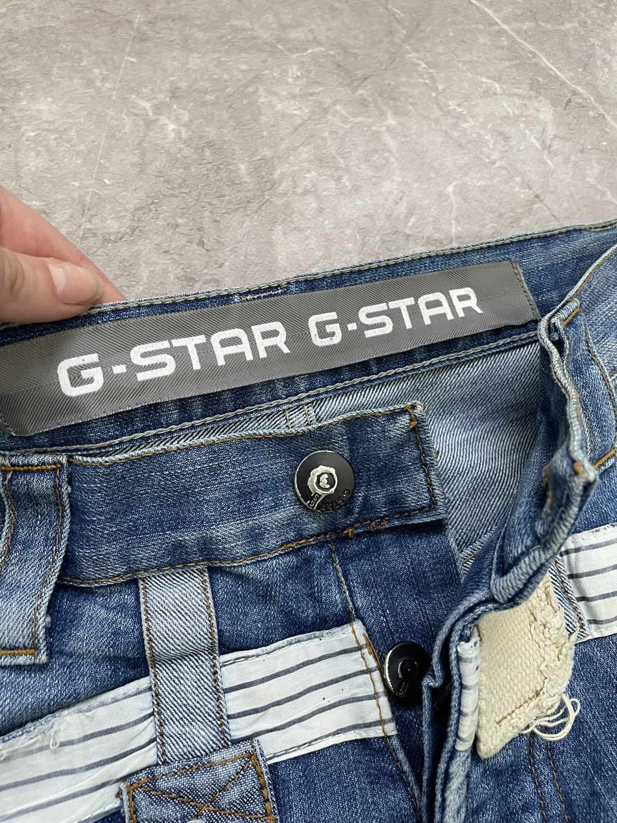 G-Star Baggy Multipocket cargo jeans 90s hype junya Watanabe style Size US 31 - 6 Thumbnail