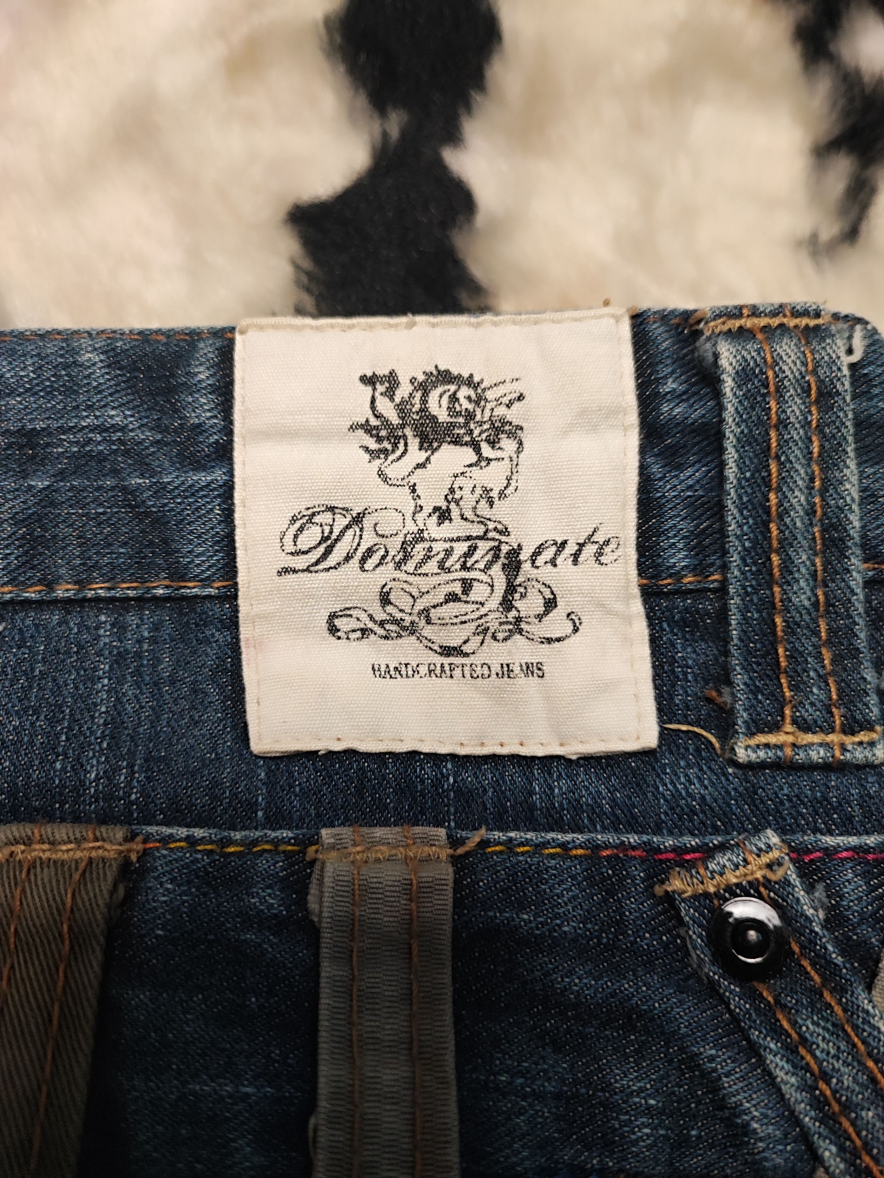 Designer Dominate Handcrafted Jeans Double Waist Size US 32 / EU 48 - 19 Thumbnail