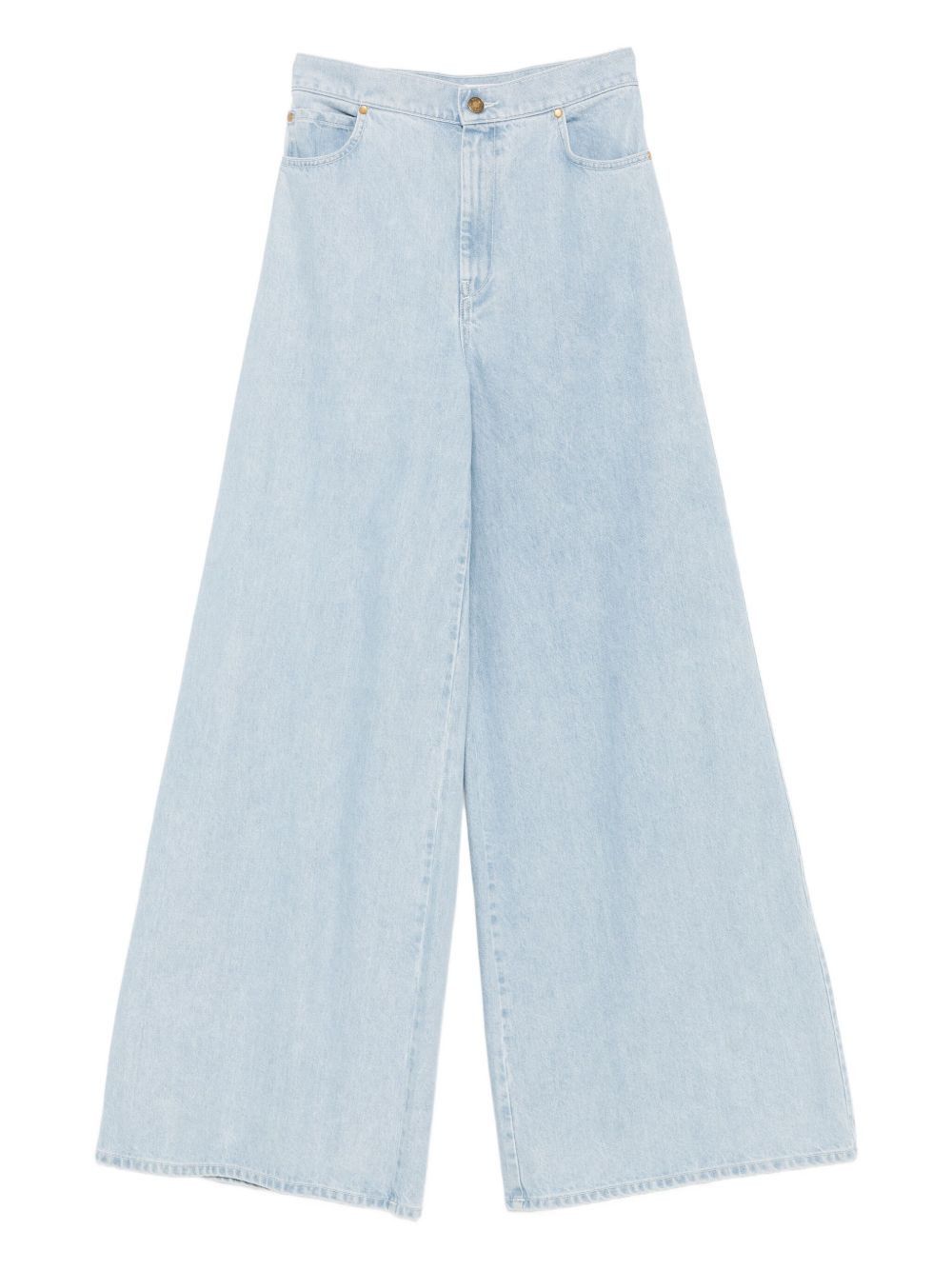 Max Mara WIDE-LEG DENIM JEANS Size 30" / US 8 / IT 44 - 1 Thumbnail