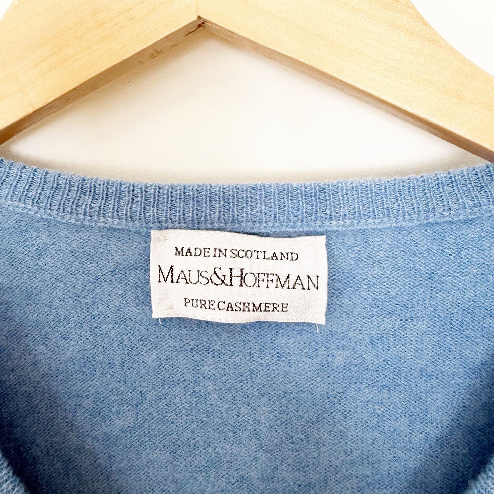 Maus & Hoffman Maus & Hoffman Blue 100% Cashmere Sweater Sz L Size US L / EU 52-54 / 3 - 2 Thumbnail
