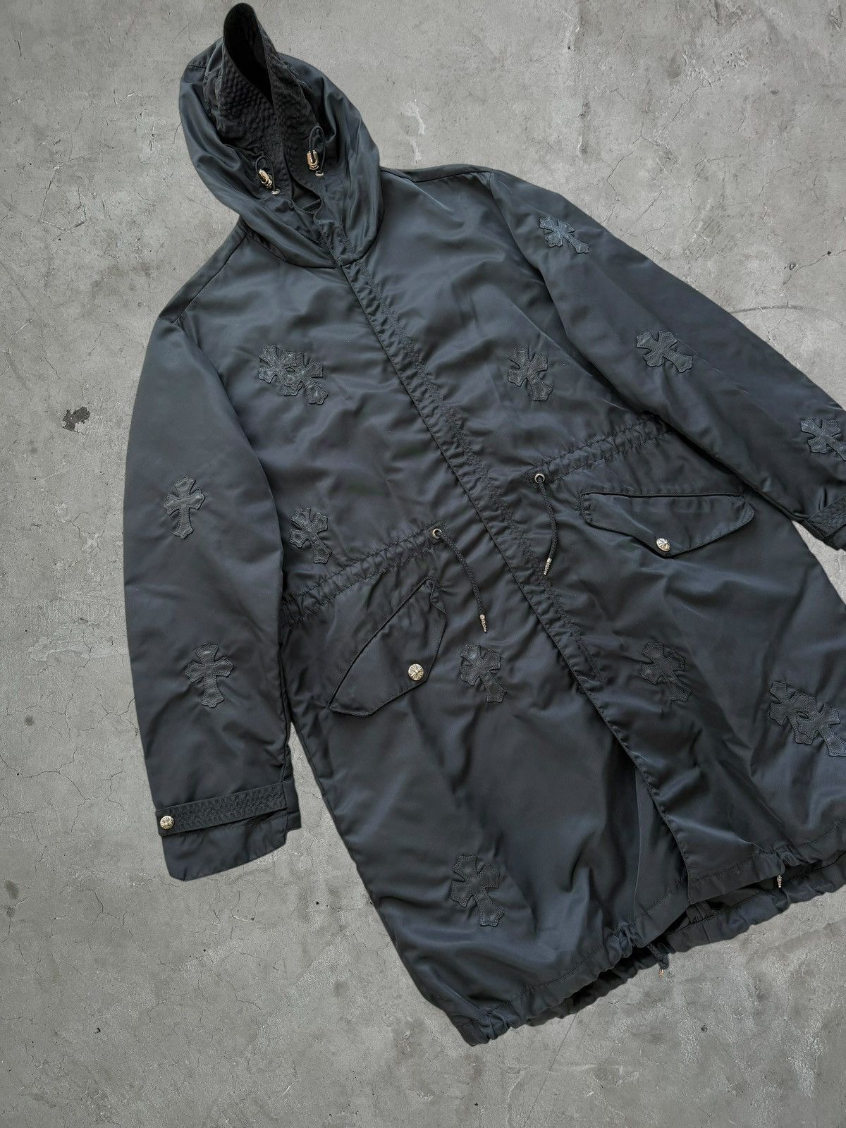 Chrome Hearts Chrome Hearts 21 Patch Zip-up Parka Size US L / EU 52-54 / 3 - 4 Thumbnail