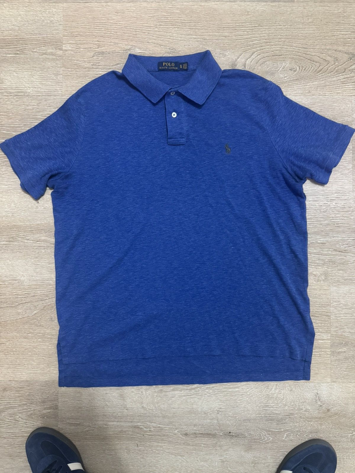 Polo Ralph Lauren Polo Ralph Lauren XL Polo Shirt – Heather Blue Size US XL / EU 56 / 4 - 1 Thumbnail