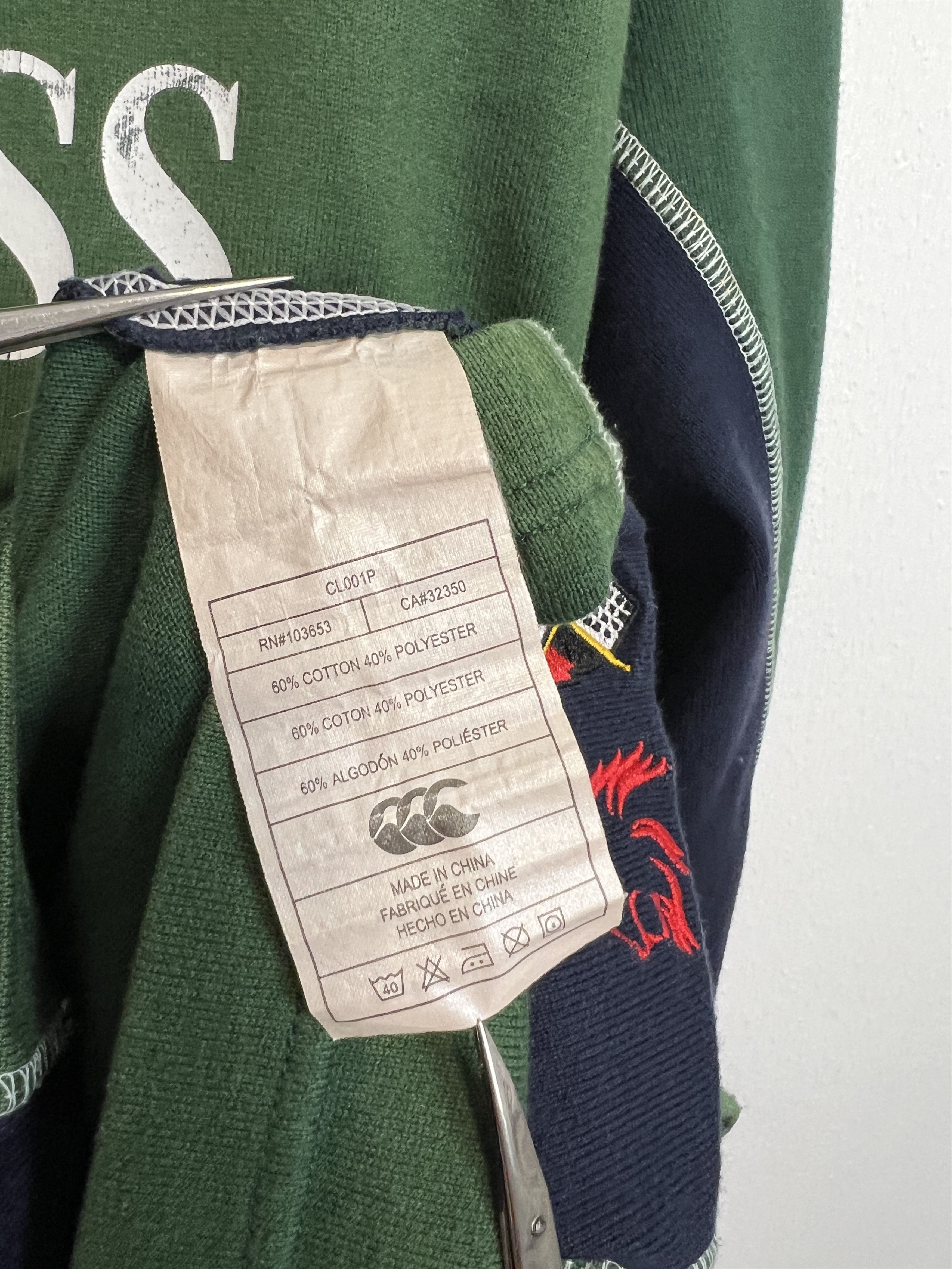 Vintage Canterbury London Irish Rugby Jersey Long Sleeve Shirt Size US M / EU 48-50 / 2 - 10 Thumbnail
