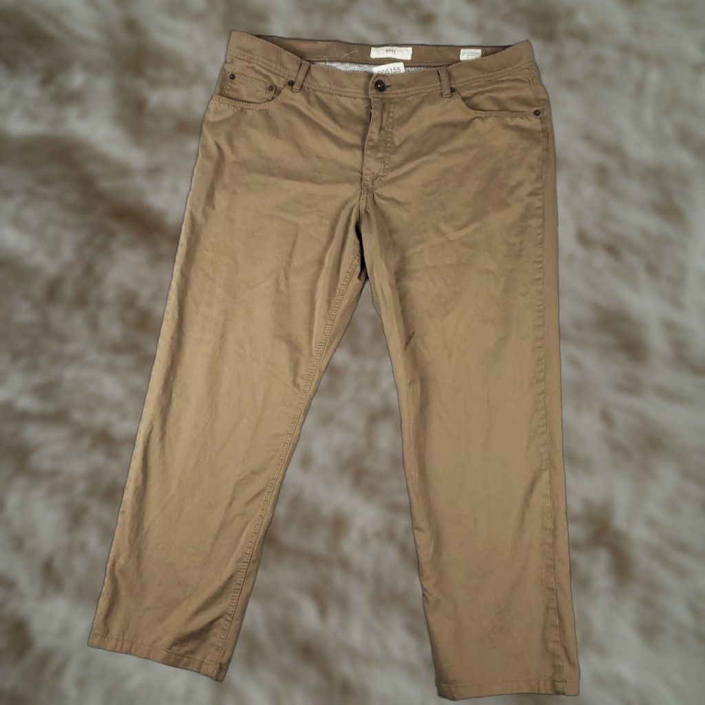 BRAX Brax Jeans Mens 40x28 Brown Cooper Casual Straight Leg Denim Pants Size US 40 / EU 56 - 1 Thumbnail