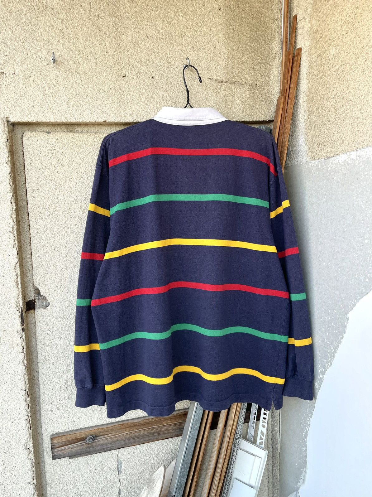 Canterbury of New Zealand Vintage 90s Canterbury Rugby Shirt LS Striped Jersey Size US XL / EU 56 / 4 - 8 Thumbnail