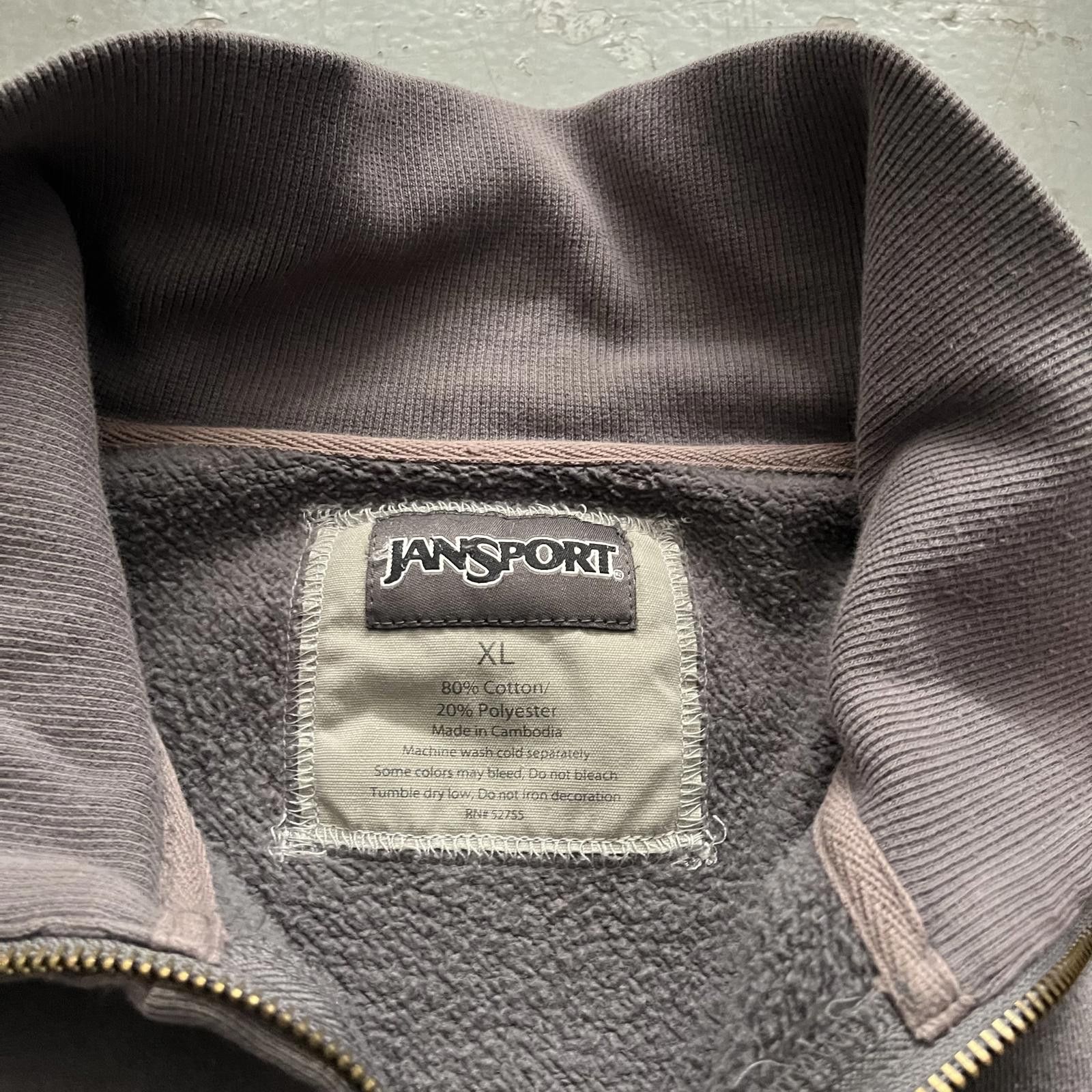 Jansport × Vintage Vintage Y2K Arkansas Razorbacks Full Zip Grunge Sweatshirt Size US XL / EU 56 / 4 - 3 Thumbnail