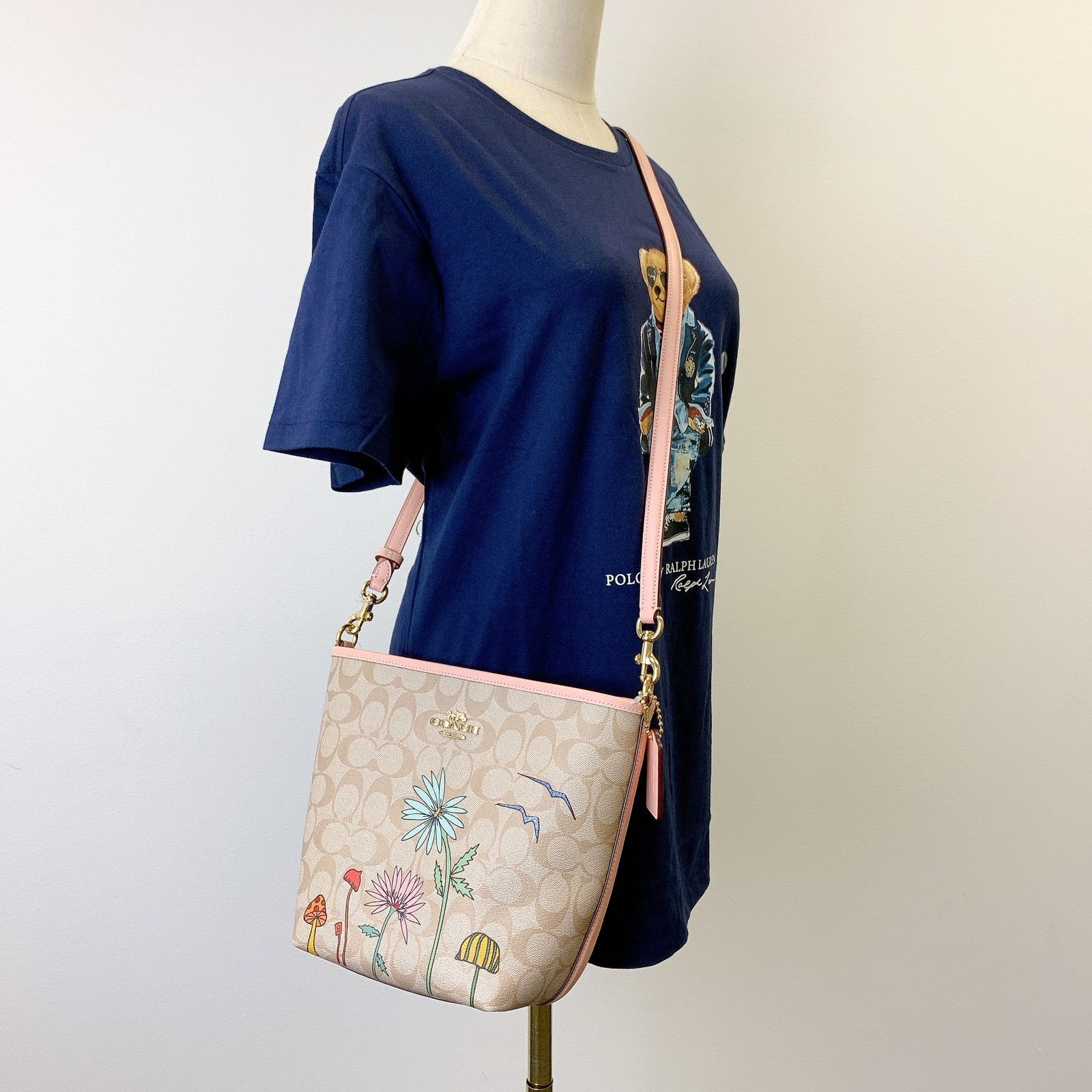Coach Coach CU394 Coach X Observed Us City Bucket Bag Khaki Multi Size ONE SIZE - 2 Thumbnail