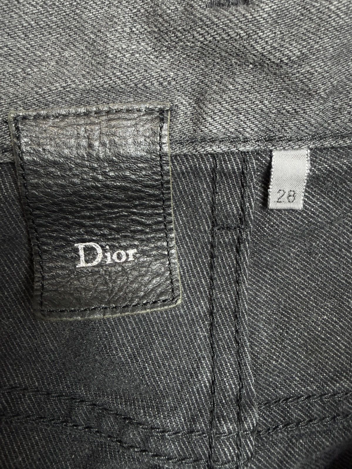 Dior Dior Homme Unaltered Dark Gray Skinny Denim Jeans KVA Size US 30 / EU 46 - 7 Thumbnail
