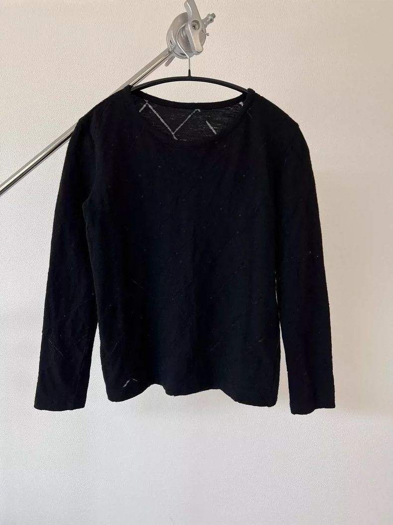 Yohji Yamamoto yohji yamamoto Knit dark check sweater 2503-Nextarrow Size US M / EU 48-50 / 2 - 1 Thumbnail