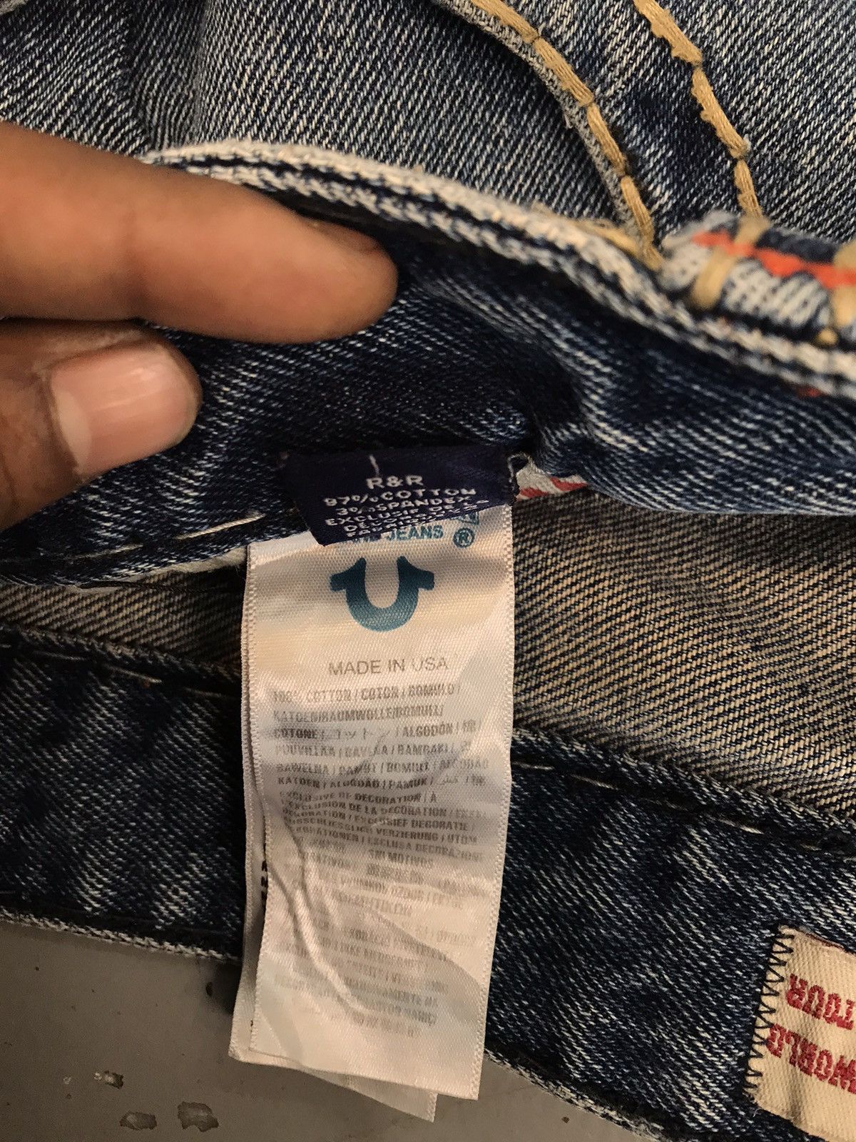 Rock Revival Vintage true religion double stitch bootcut denim Size US 36 / EU 52 - 7 Thumbnail
