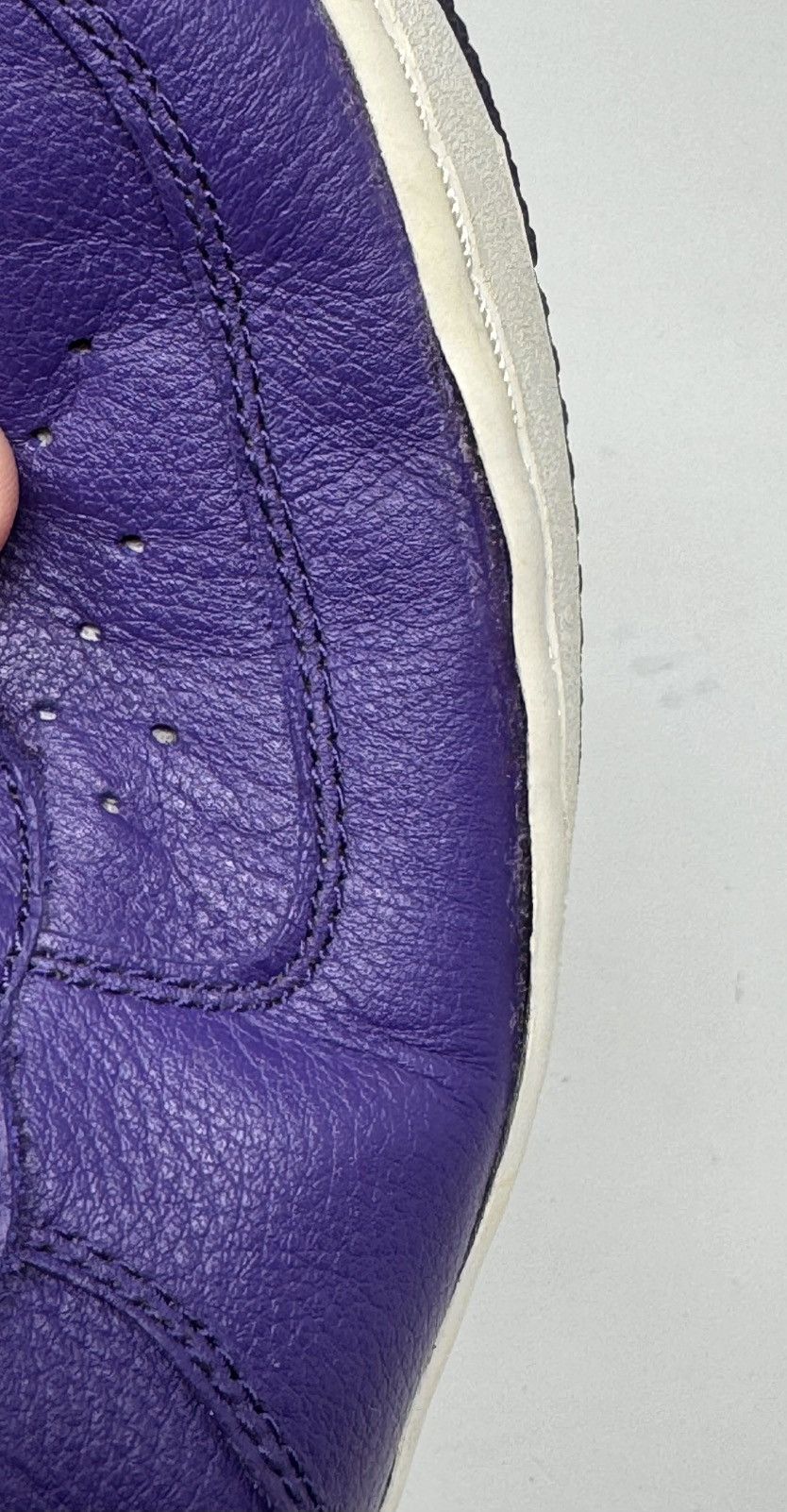 Nike × Vintage Vintage 2002 Nike Air Force 1 Mid Greek Lakers size 10 Size US 10 / EU 43 - 9 Thumbnail