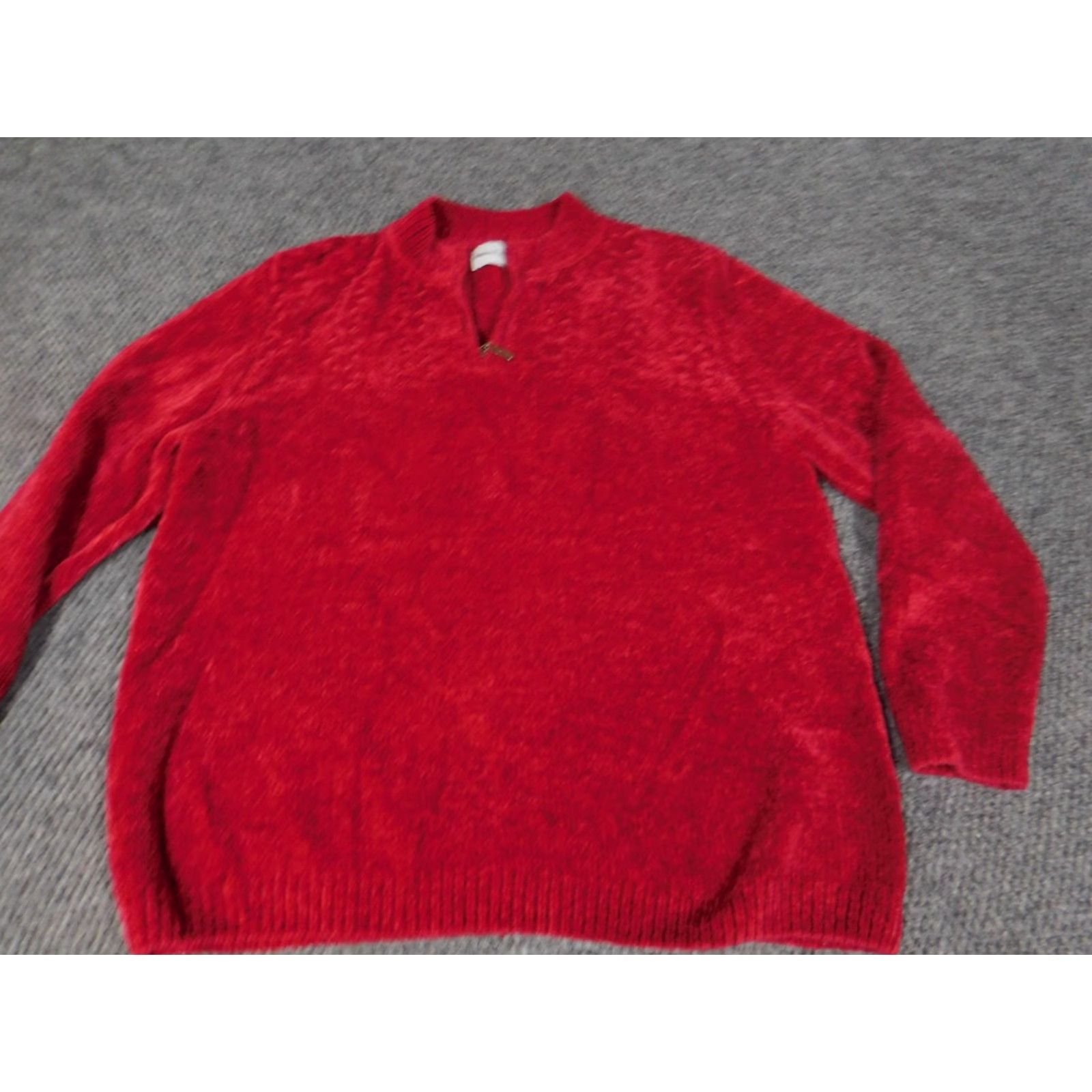 Vintage Alfred Dunner Womens Sweater Small red pullover Size S / US 4 / IT 40 - 3 Thumbnail
