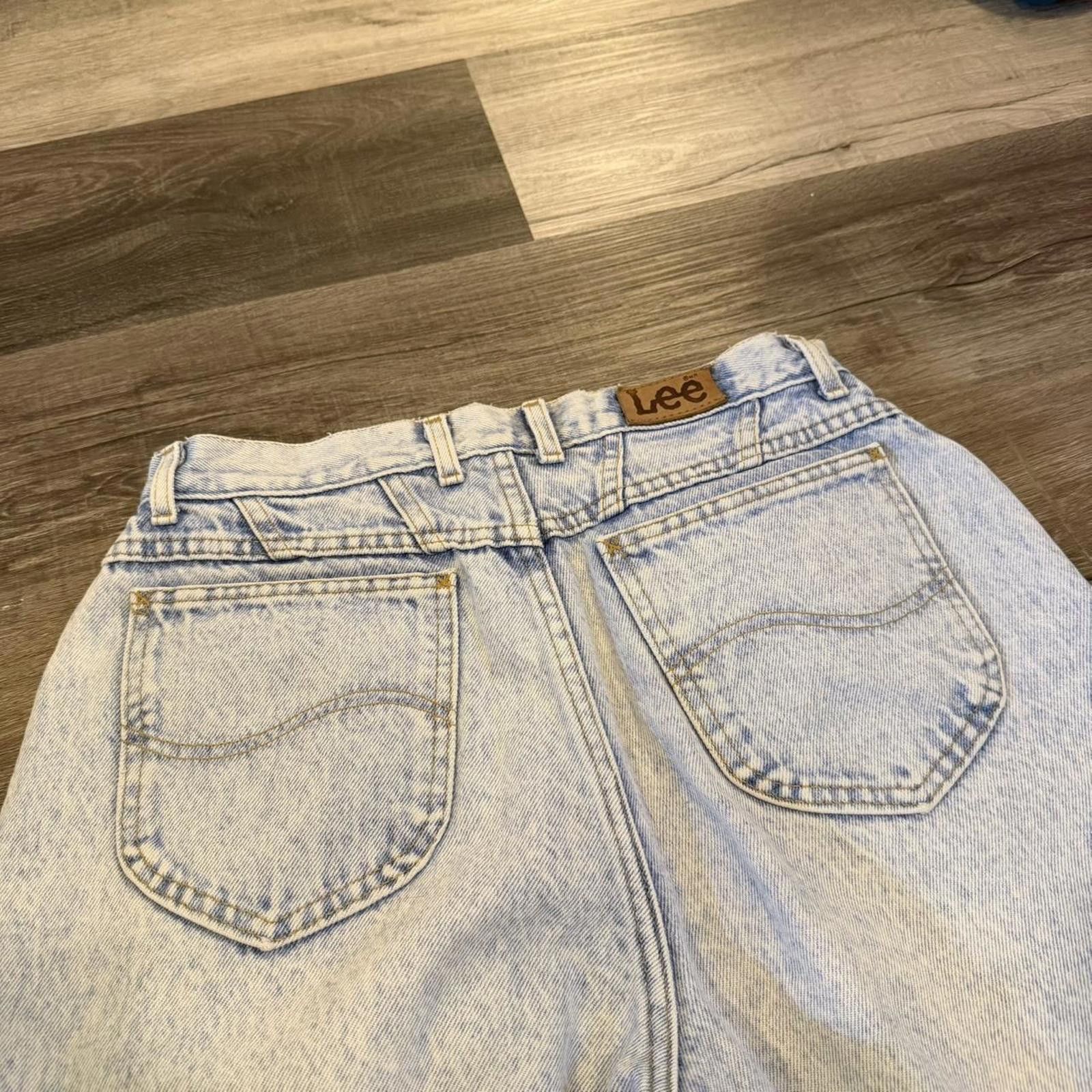 Lee vintage Lee riders light washed jeans 80s/90s USA 14 30x30 Size 30" / US 8 / IT 44 - 6 Thumbnail