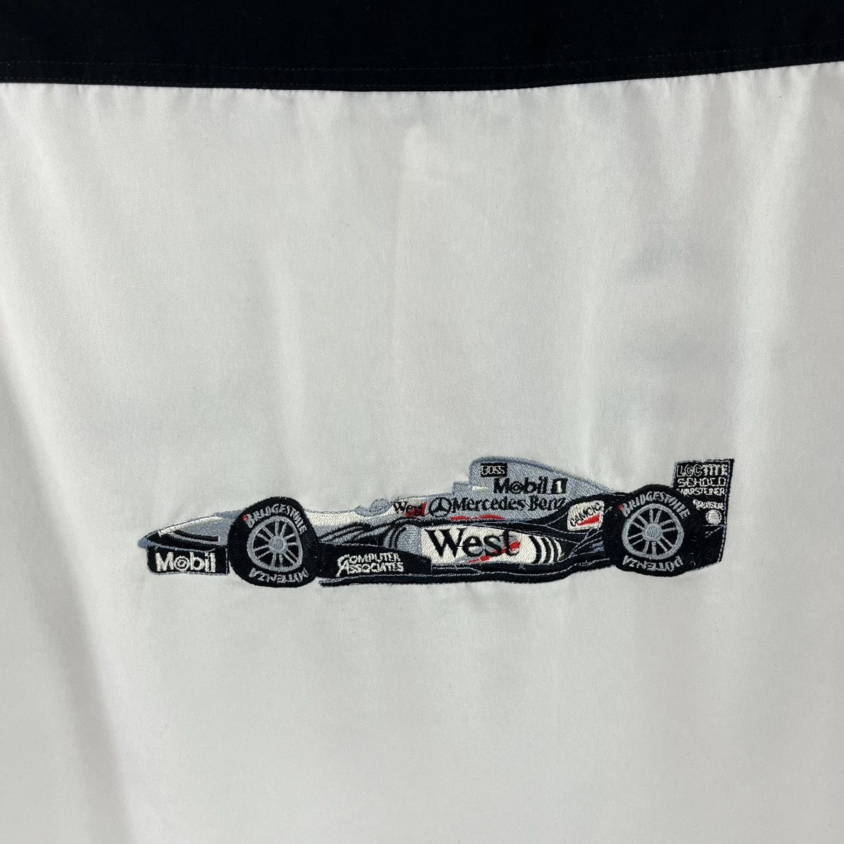 Mercedes-Benz Mercedes Benz Mobil 1 West Short Shirt Collared Size L Size US L / EU 52-54 / 3 - 10 Thumbnail