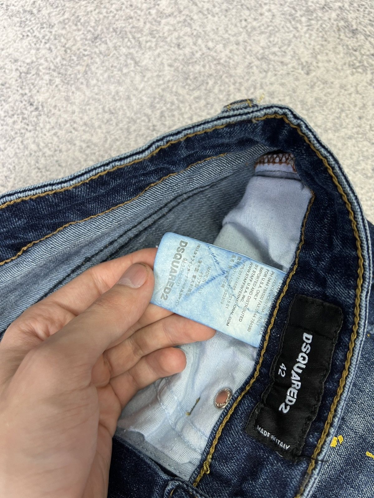 Designer × Dsquared2 × Vintage Vintage Dsquared2 Denim Luxury Jeans Size US 30 / EU 46 - 11 Thumbnail