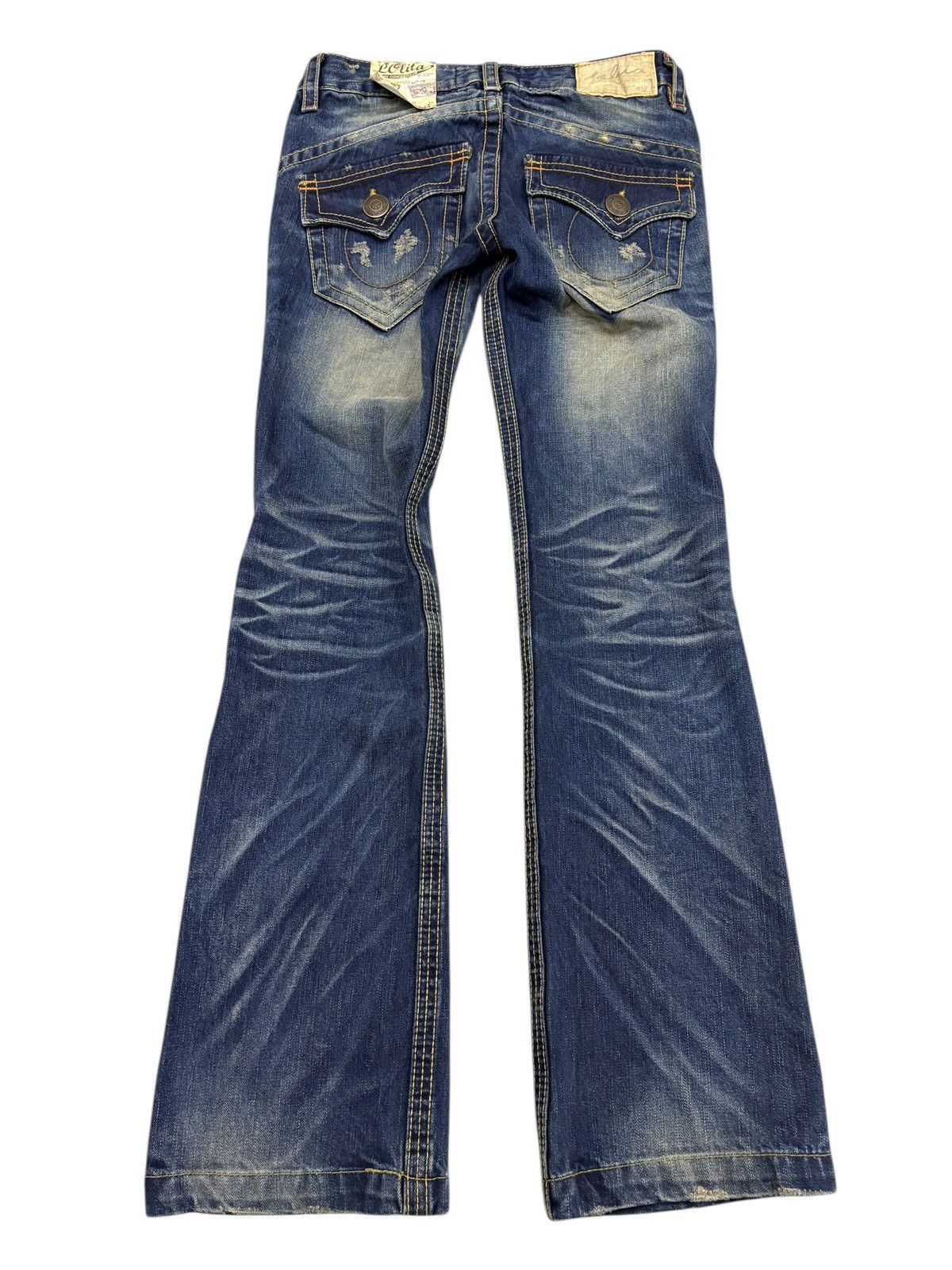 Tornado Mart Vintage Flared Lolita Jeans If Six Was Nine Distressed Size US 31 - 2 Thumbnail