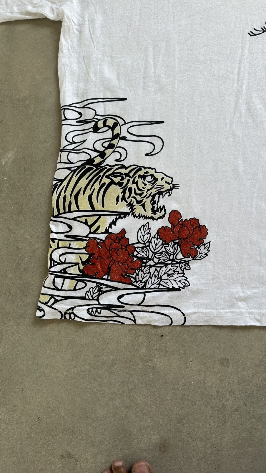 Japanese Brand FREE BEAT TIGER JAPANESE MOTIF TEE Size US L / EU 52-54 / 3 - 2 Thumbnail