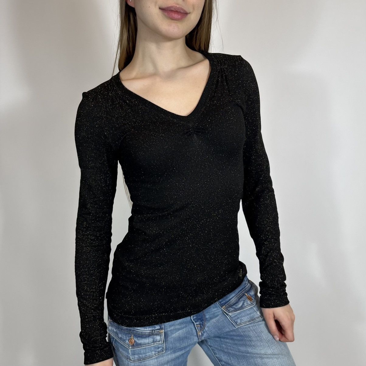 Max Mara Vintage Y2K Max Mara Bodywear Longsleeve Luxury Retro Style Size L / US 10 / IT 46 - 1 Thumbnail
