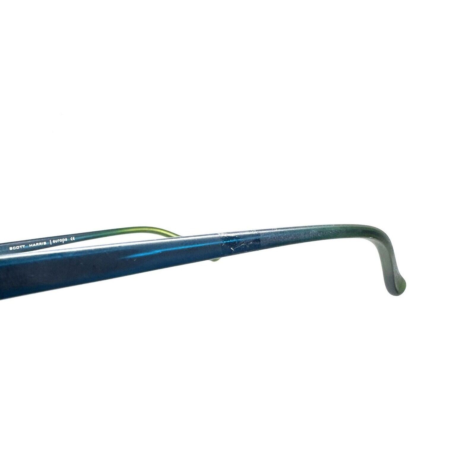 Other SCOTT HARRIS BY EUROPE SH-400 C3 BLUE GREEN EYEGLASSES 49-14 Size ONE SIZE - 8 Thumbnail