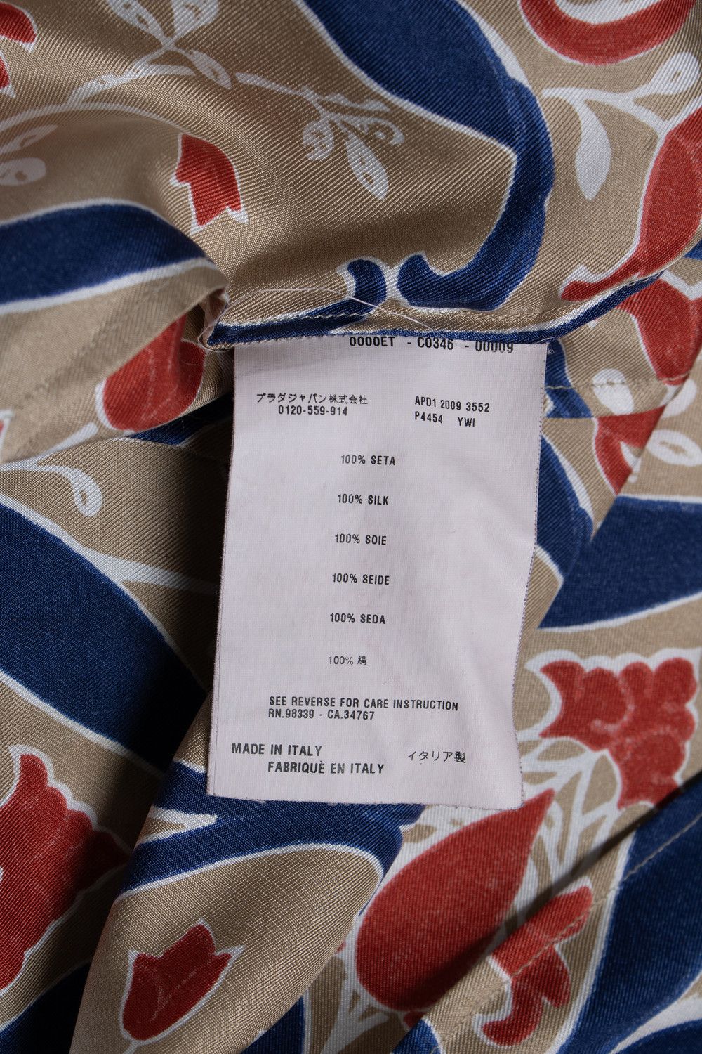 Prada Prada, Floral printed blouse with bows Size M / US 6-8 / IT 42-44 - 6 Thumbnail