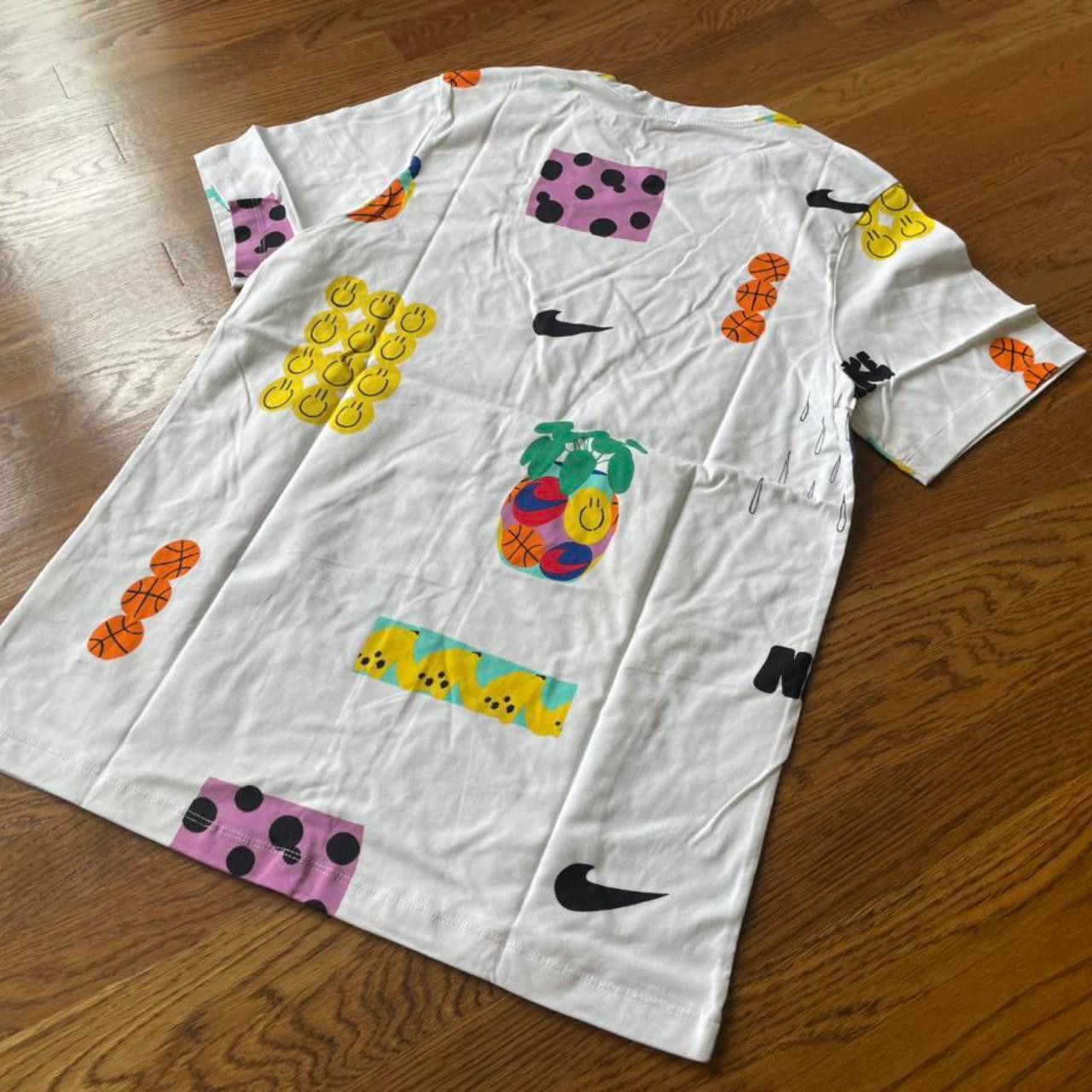 Nike Small Parra Inspired Shirt A.I.R. Max90 ORGANIC COTTON White Size US S / EU 44-46 / 1 - 2 Thumbnail