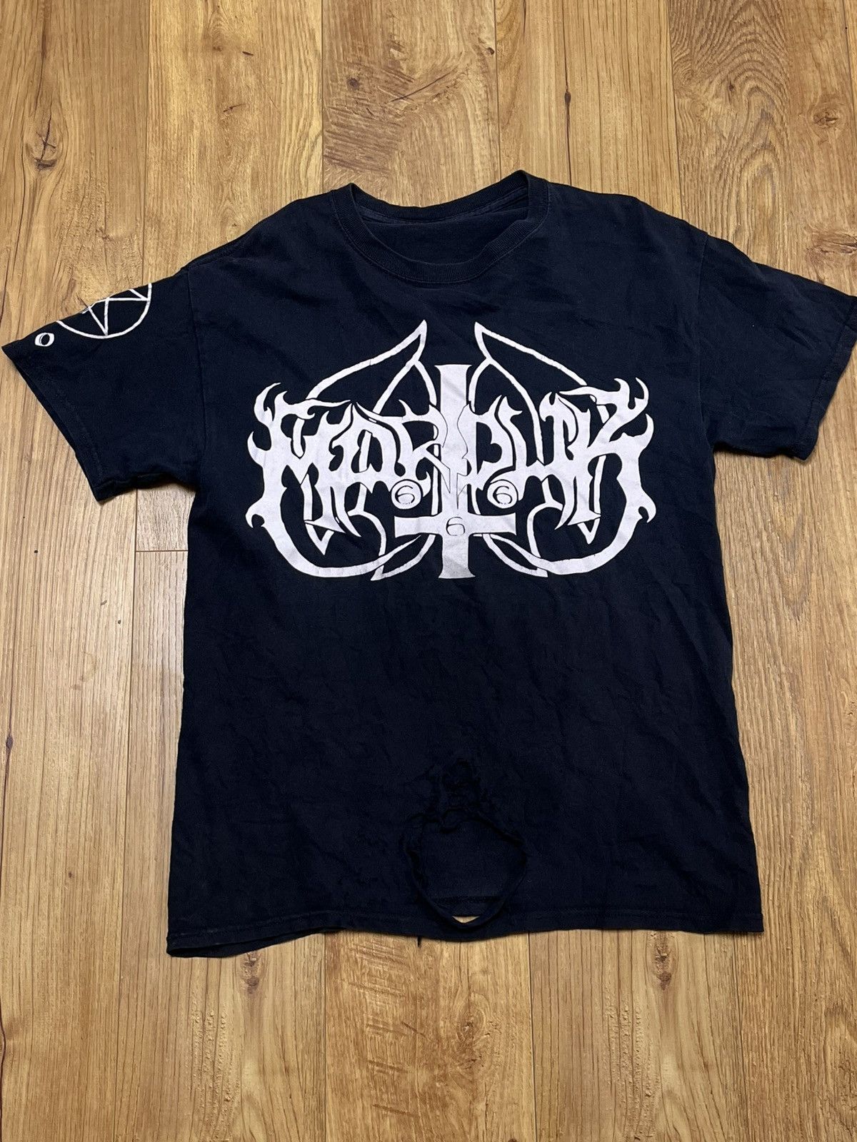 Band Tees × Vintage Marduk Legions Distressed Black Metal T-shirt Vintage Size US M / EU 48-50 / 2 - 2 Thumbnail