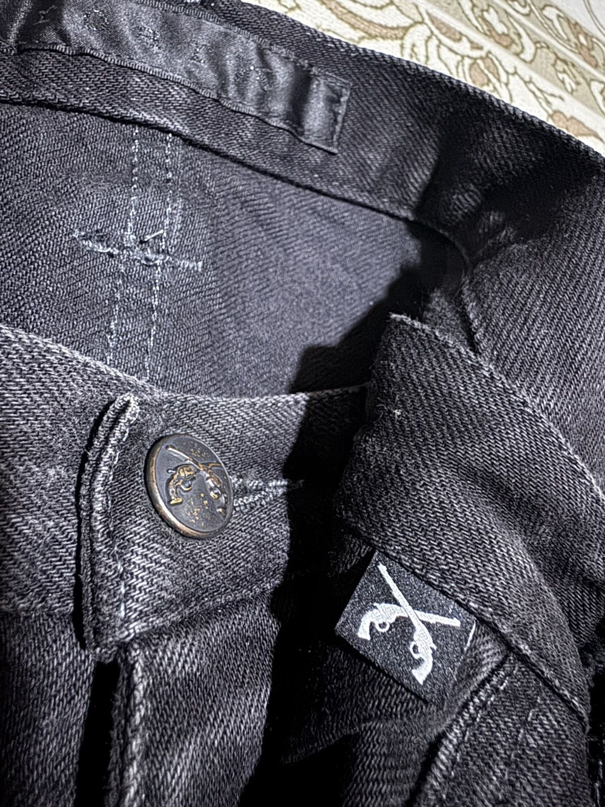 Japanese Brand × Roar OG Roar ”True Till Death” ⚔️ Denim Straight Cut Jeans Size US 34 / EU 50 - 5 Thumbnail